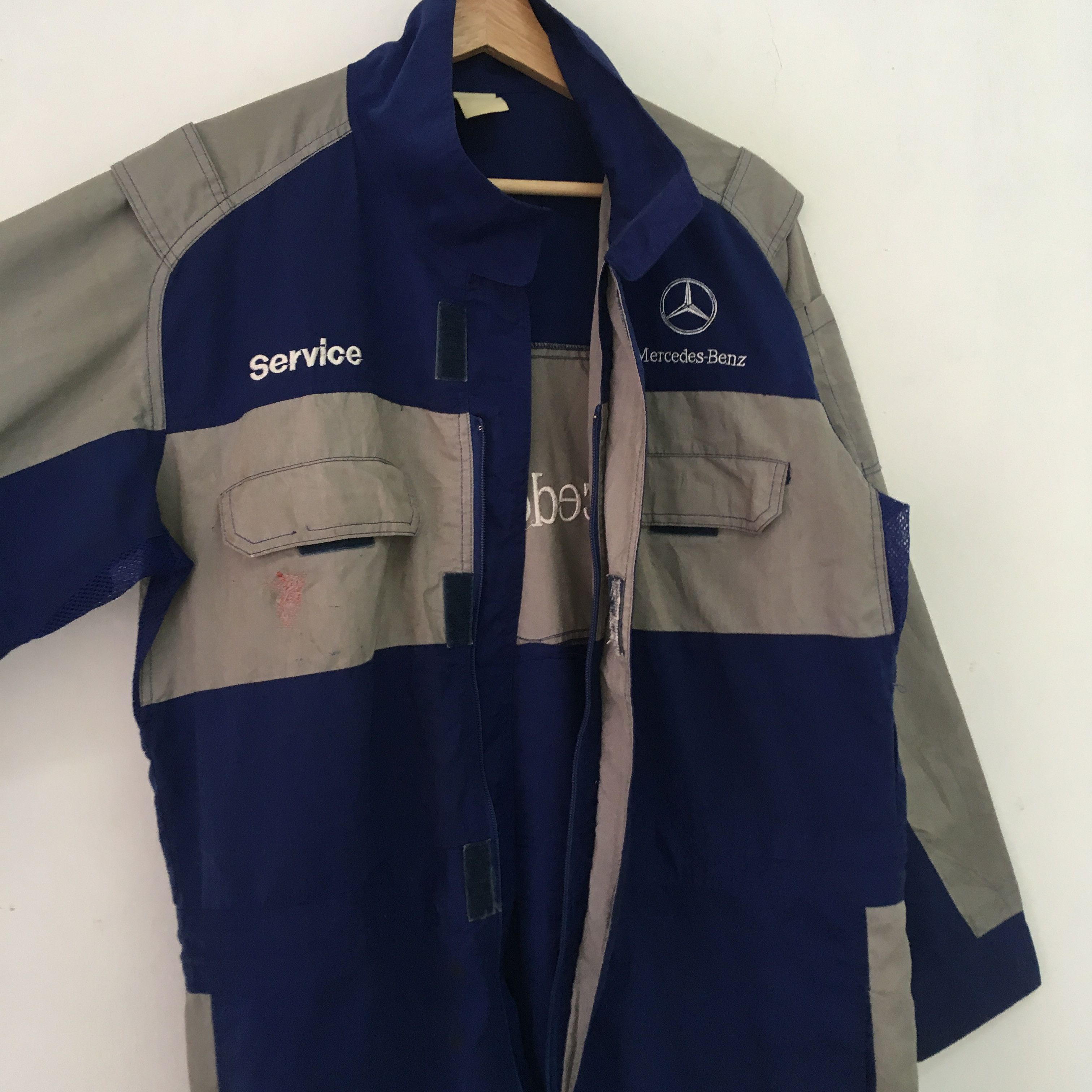 Mercedes-Benz Vintage Mercedes Benz Coveralls Racing Service Wear Size US L / EU 52-54 / 3 - 5 Thumbnail