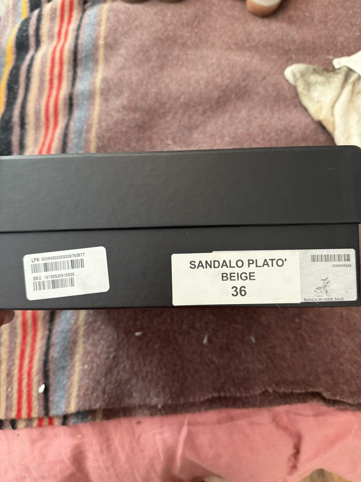 Saint Laurent Paris Saint Laurent Tan and brown leather platform sandals Size US 6 / IT 36 - 6 Thumbnail
