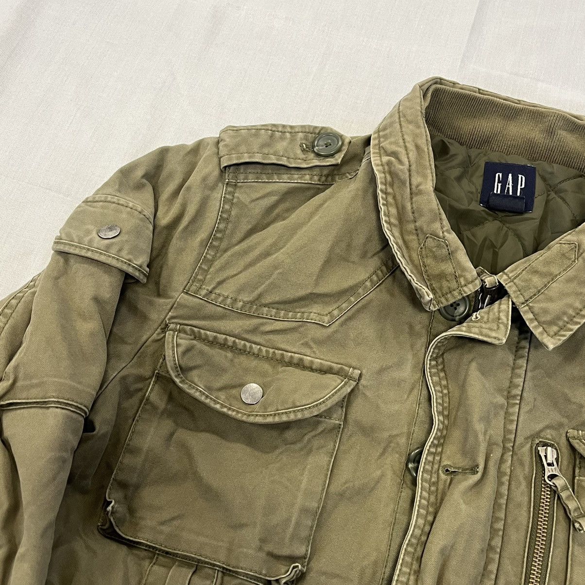 Gap Khaki green Gap military jacket multi pockets militaryjacket Size US S / EU 44-46 / 1 - 4 Thumbnail