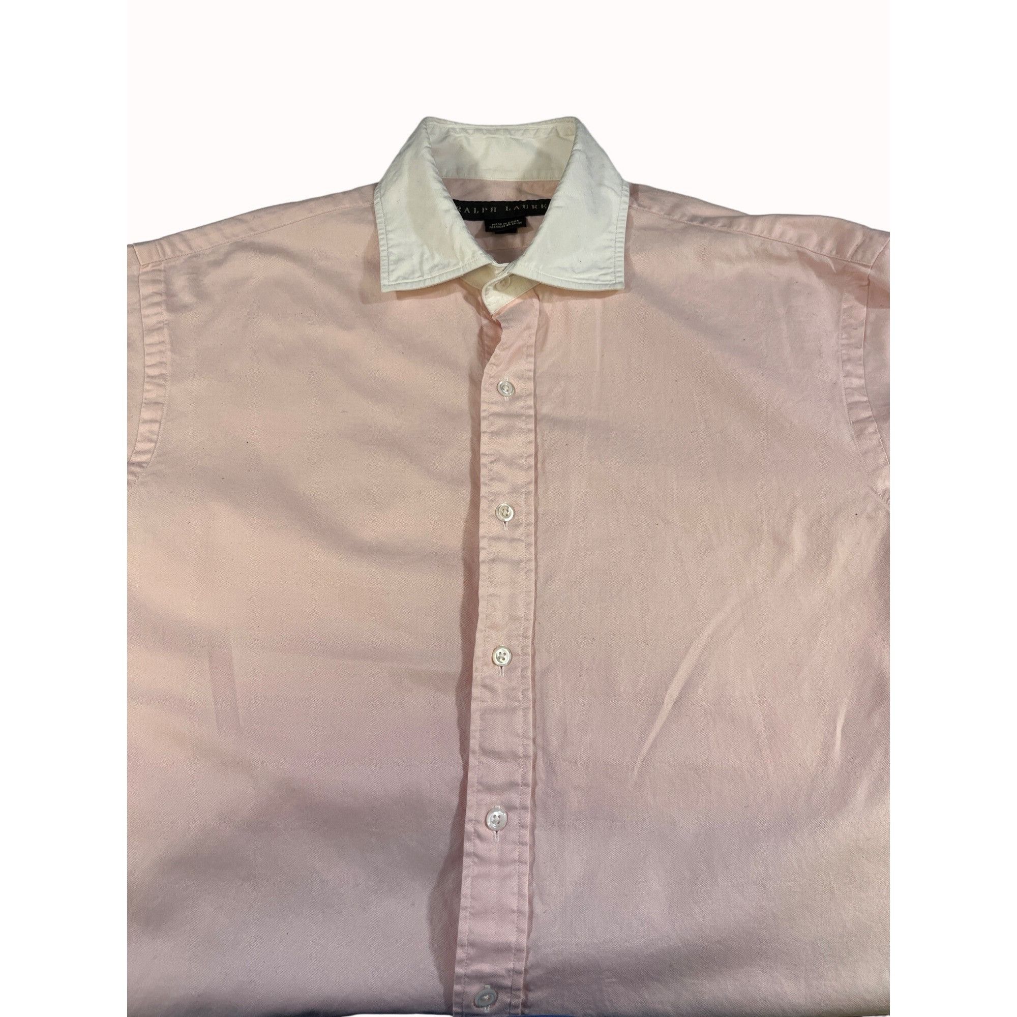 Ralph Lauren Ralph Lauren Womens Pink Button Up Shirt Size 8 SKU 6521 Size M / US 6-8 / IT 42-44 - 3 Thumbnail