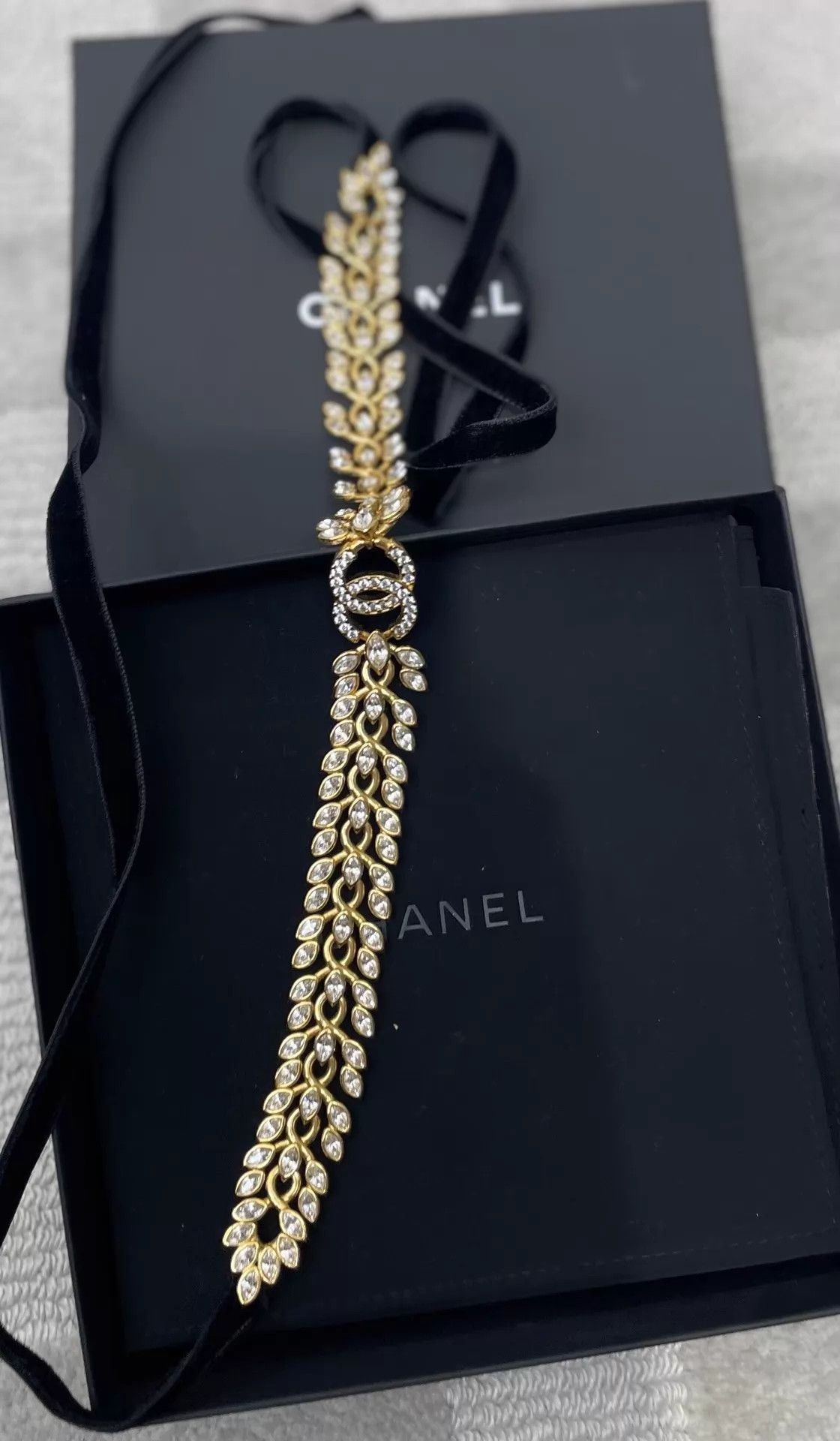Chanel Chanel Wheat Ear Headband & Necklace 98 New Authentic Size ONE SIZE - 6 Thumbnail