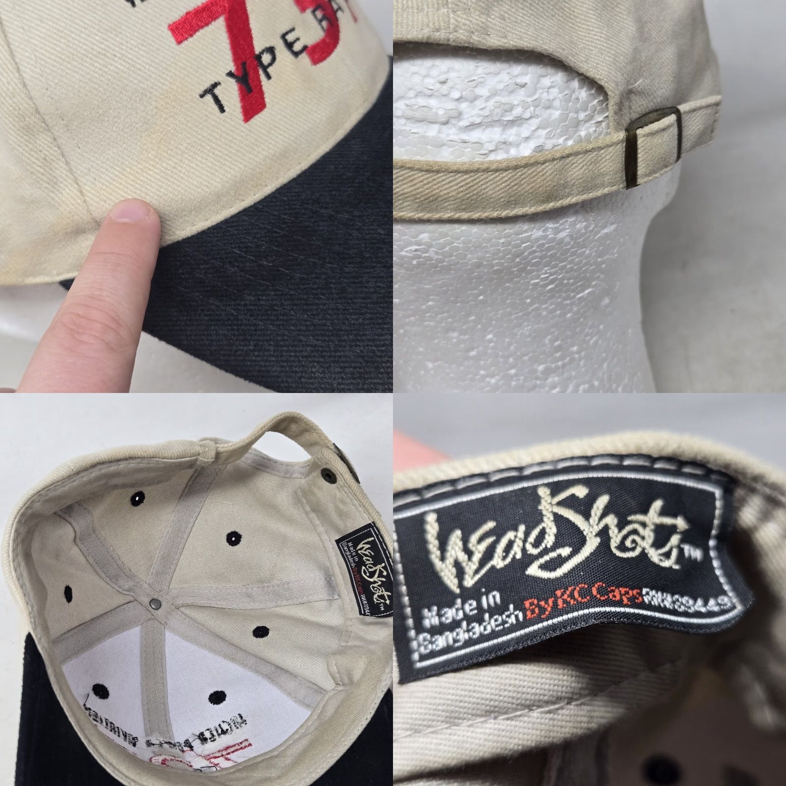 Vintage VINTAGE Boeing 737 Hat Cap Strap Back Black Tan High Power Aviation Adult Cap Size ONE SIZE - 8 Thumbnail