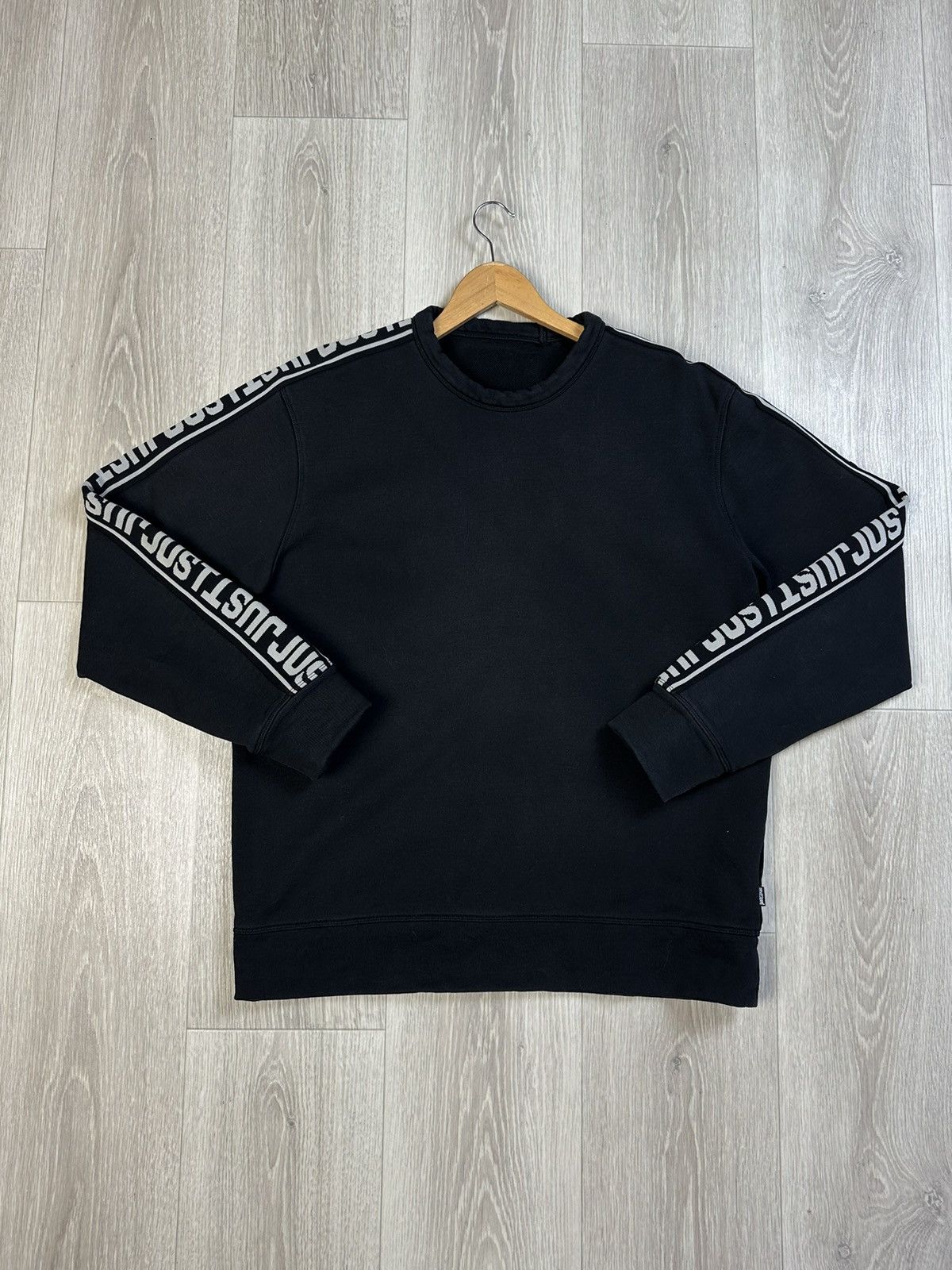Roberto Cavalli Just Cavalli Stripes Logo Sweatshirt Size L Size US L / EU 52-54 / 3 - 3 Thumbnail