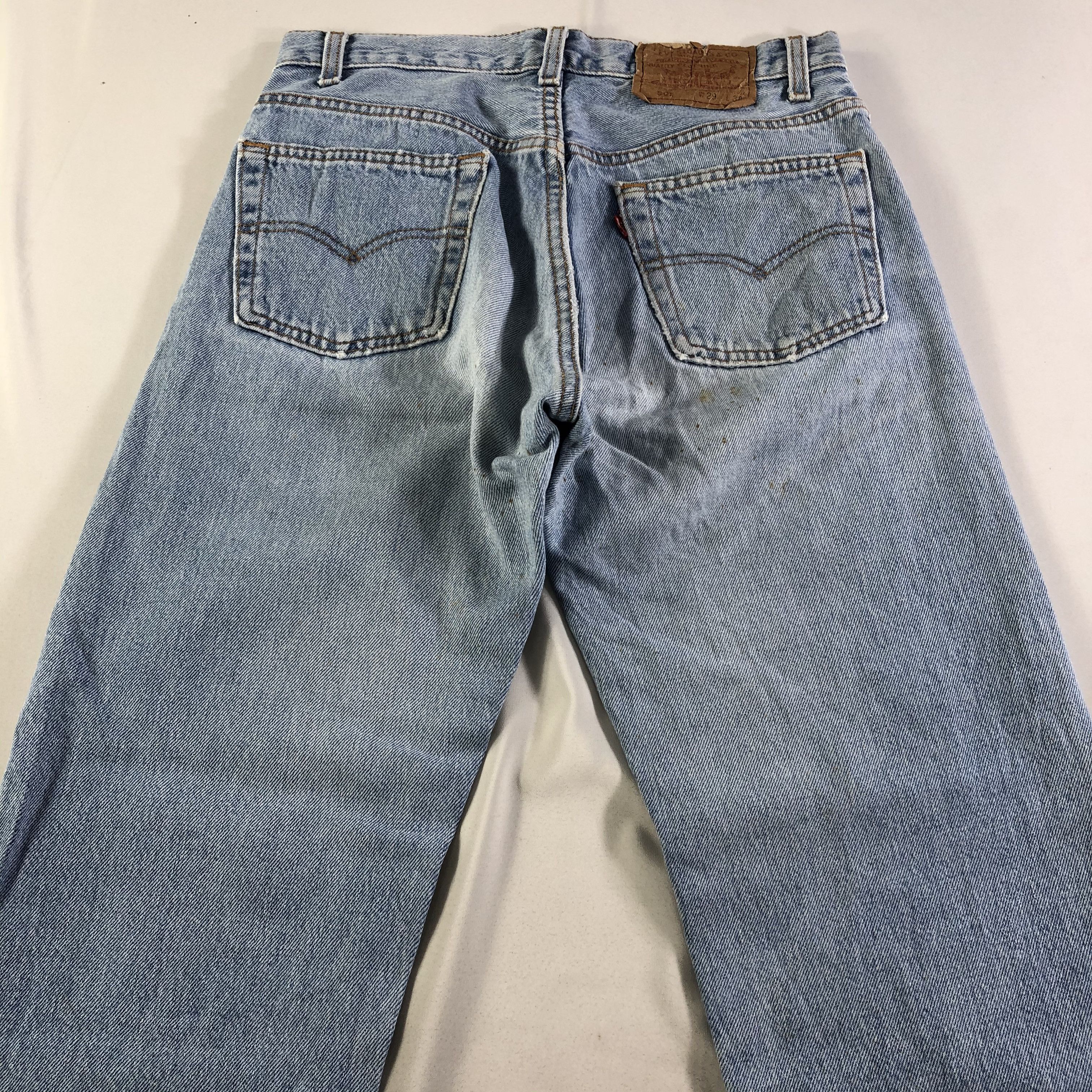 Levi's Vintage 90s Blue Wash Levis 501 Jeans-JM3724 Size US 29 - 4 Thumbnail