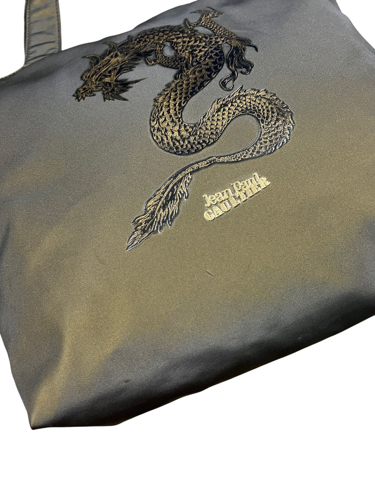 Jean Paul Gaultier Vintage JPG Metallic Green Dragon Shoulder Bag Size ONE SIZE - 6 Thumbnail