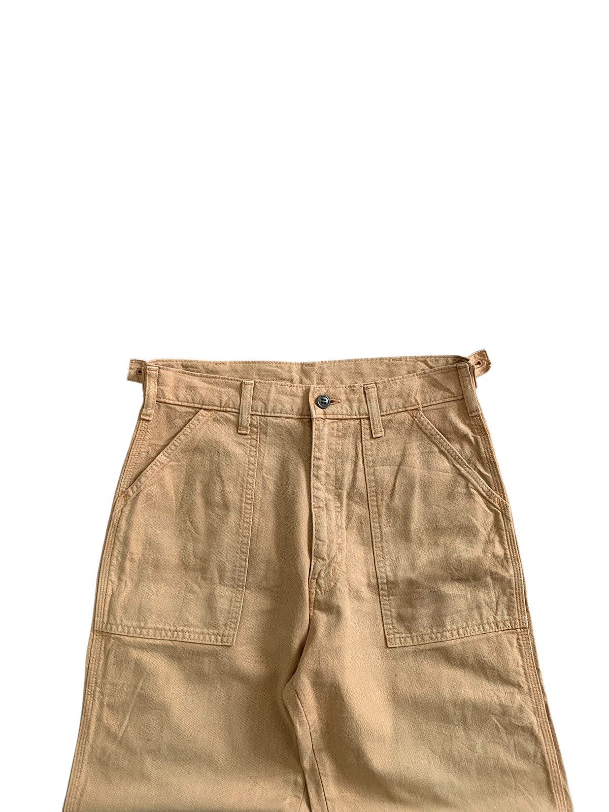 Japanese Brand Last📦 Vintage Roadace Canvas Duck Fatigue Baker Pants Size US 30 / EU 46 - 5 Thumbnail
