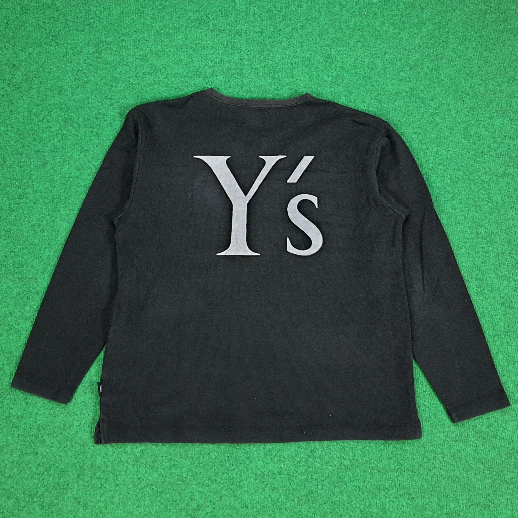 Vintage × Y's × Yohji Yamamoto Vintage SACSNY by Yohii Japanese Brand Custom Logo Tshirt Size US M / EU 48-50 / 2 - 1 Thumbnail