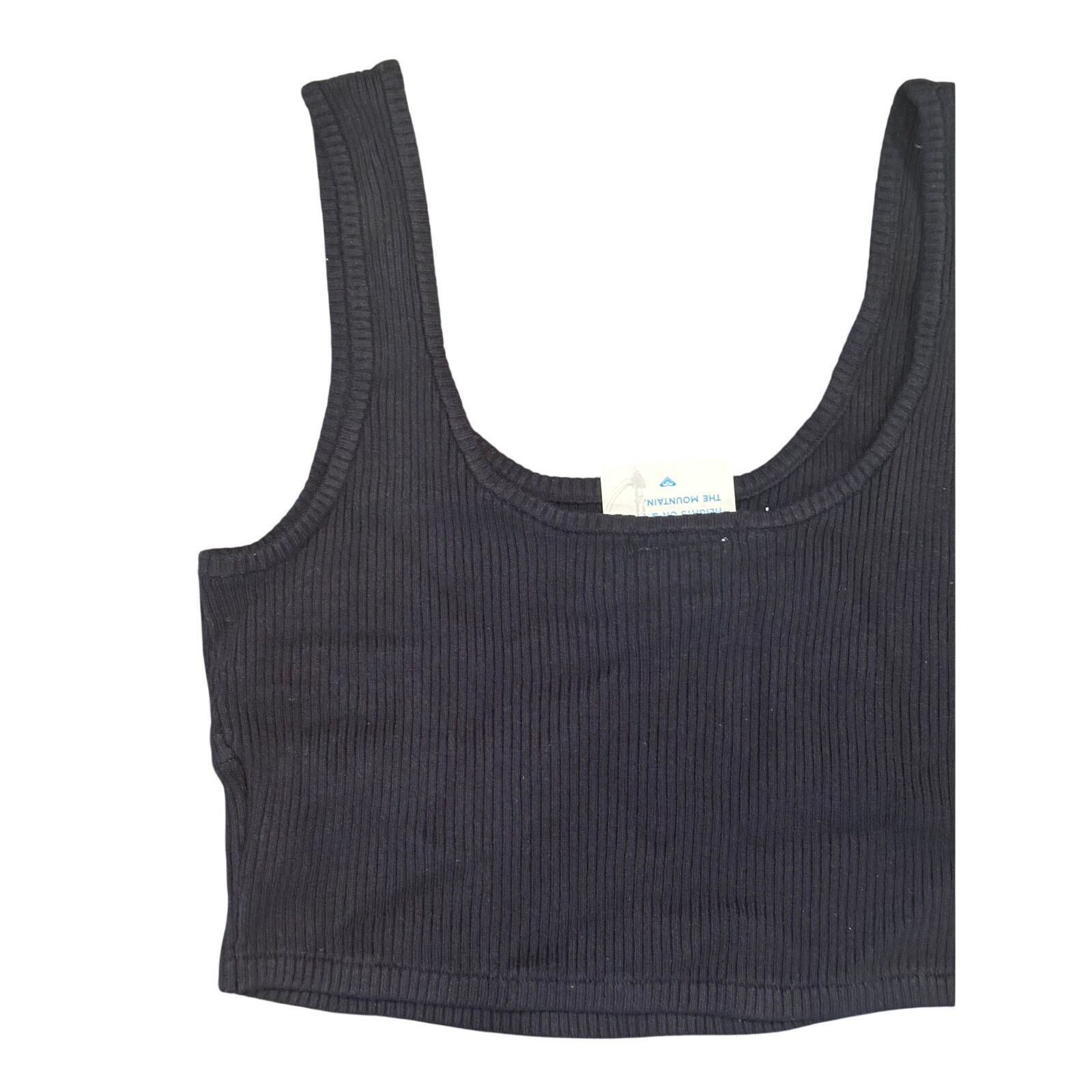 Other Roxy Women's Crop Ribbed Black Tank Top Scoop Neck XL NWT Size XL / US 12-14 / IT 48-50 - 8 Thumbnail