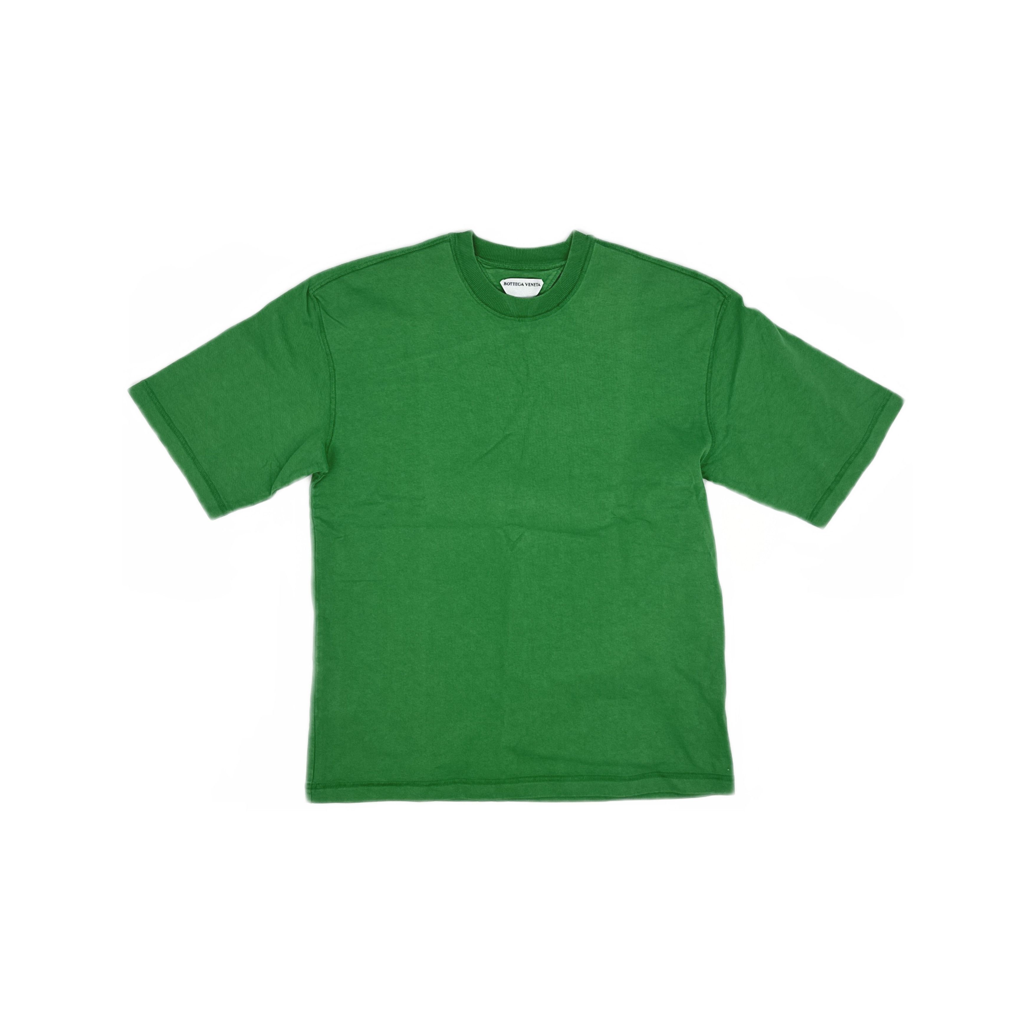 Bottega Veneta Bottega Veneta Green Cotton T-Shirt Size M Size US M / EU 48-50 / 2 - 1 Thumbnail