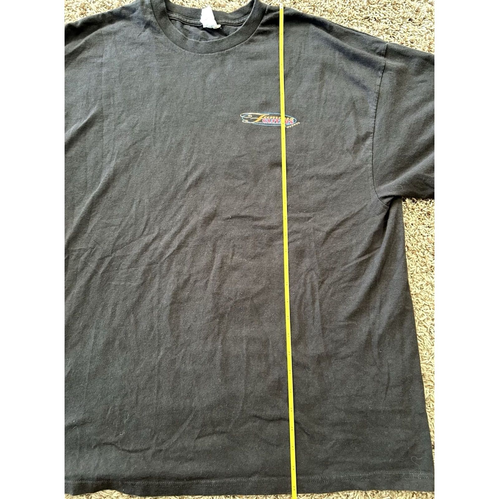 Doublet VINTAGE Band T-Shirt 2XL Black Short Sleeve Crew Neck Double-Sided Graphic 90s Nirvana Jimi Hendrix Prince Jimmy Page Gildan Heavy Cotton Mens Size US XXL / EU 58 / 5 - 6 Thumbnail