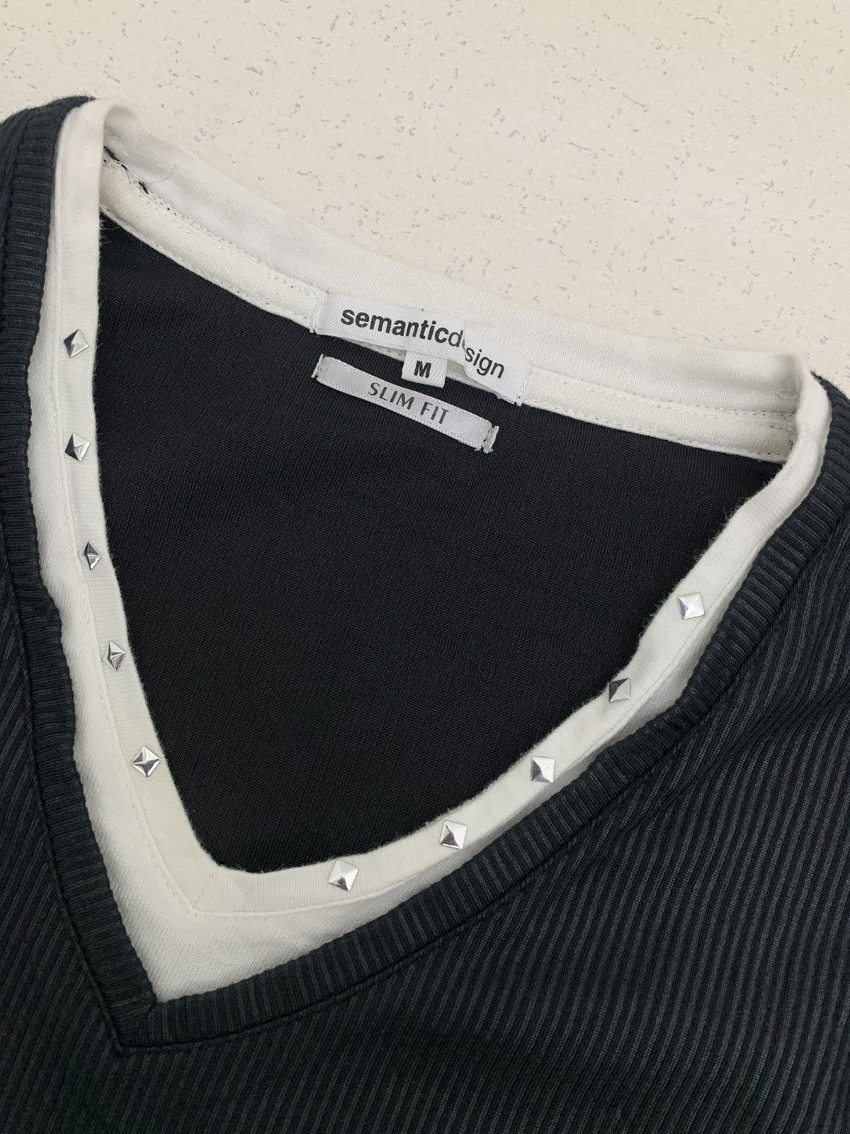 semanticdesign archive semanticdesign double layer slimfit if6w9 lgb style Size US M / EU 48-50 / 2 - 3 Thumbnail