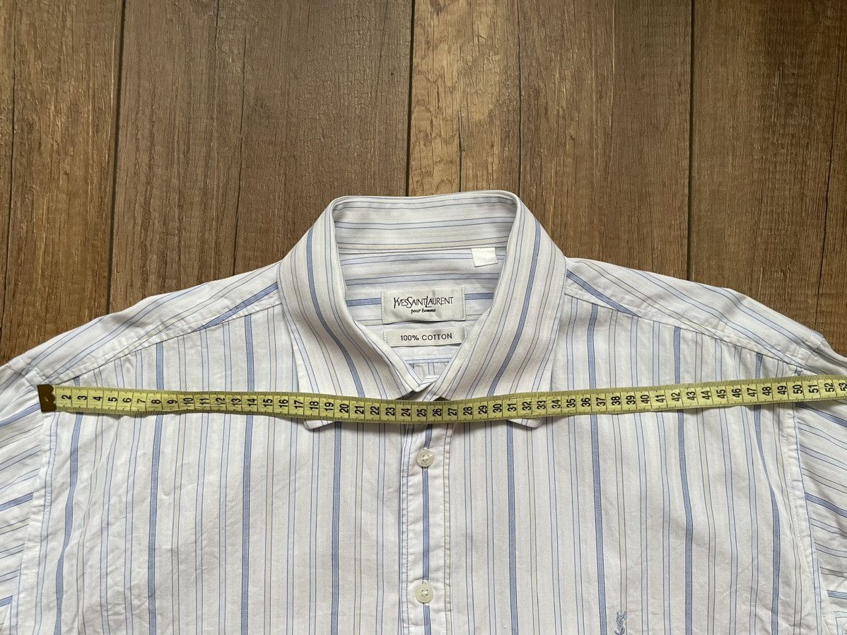 Yves Saint Laurent YSL Yves Saint Laurent Shirt Long Sleeve Logo Size US XL / EU 56 / 4 - 9 Thumbnail