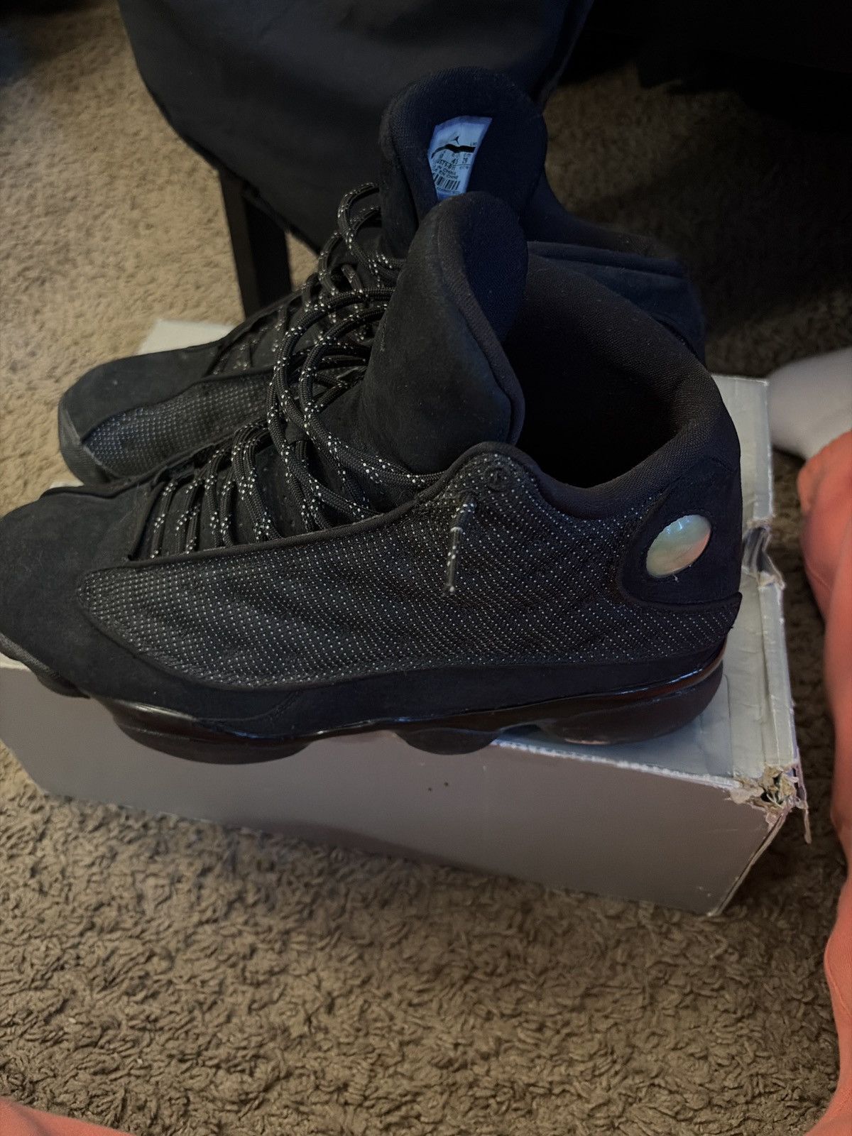 Jordan Brand Black cat jordan 13 Size US 11 / EU 44 - 2 Thumbnail