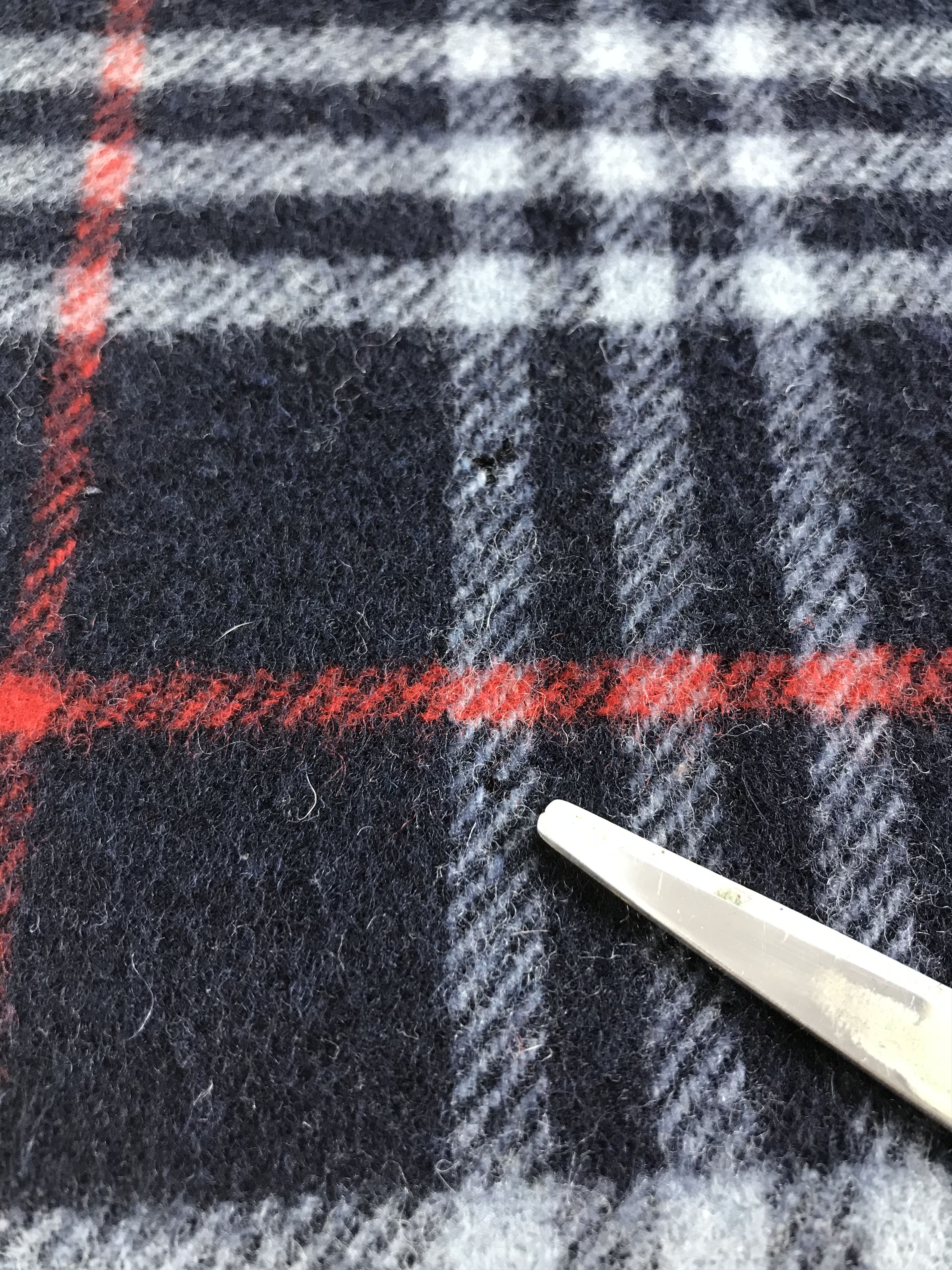 Burberry Burberry Blue Nova Check Wool Scarf Muffler V482 Size ONE SIZE - 5 Thumbnail