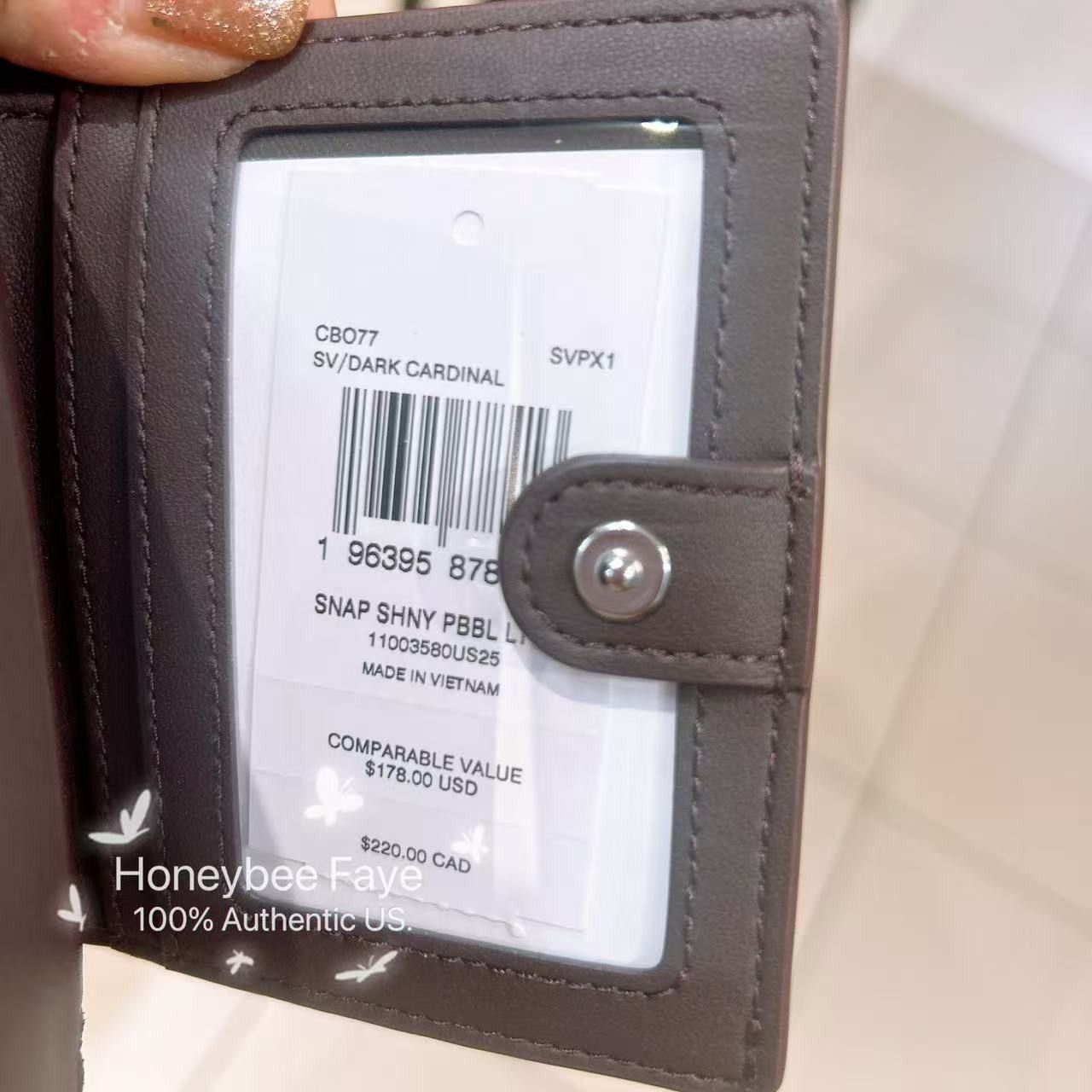 Coach Snap Wallet CBO77 Size ONE SIZE - 4 Thumbnail