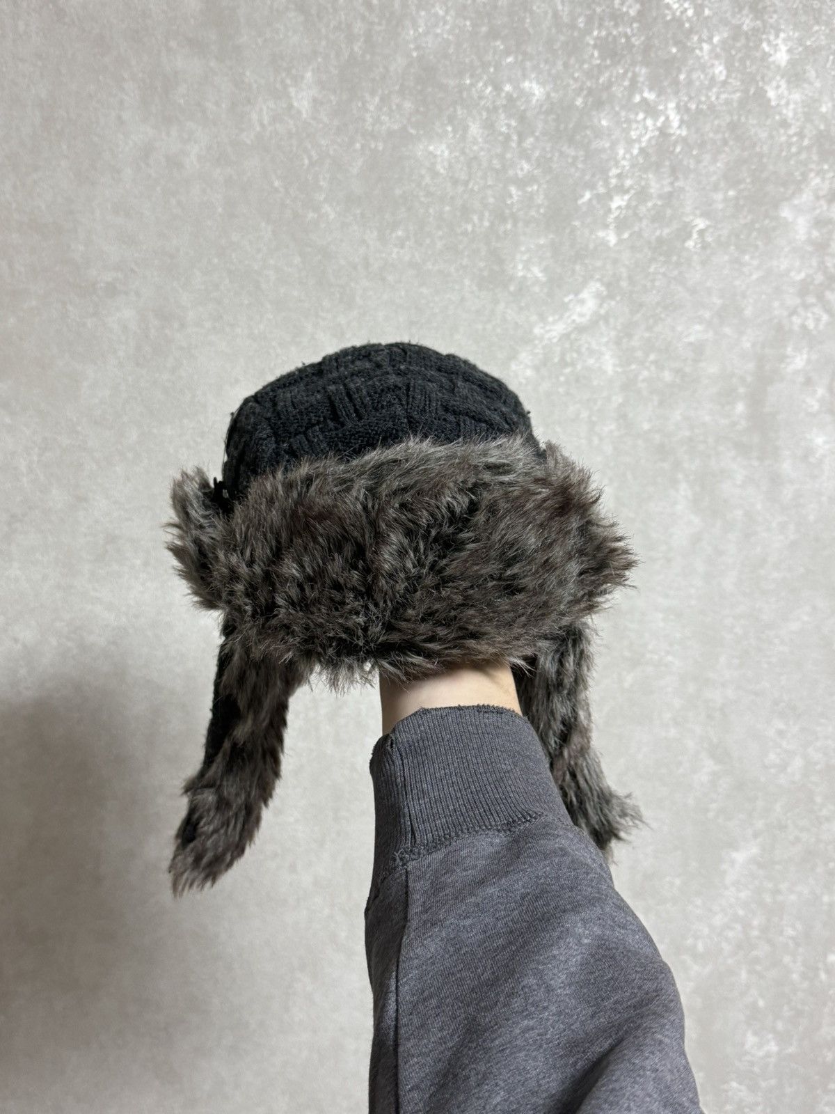 Japanese Brand × Vintage Vintage Hype Trapper Fur Y2K Fluffy Hat Ushanka Faux USA Size ONE SIZE - 7 Thumbnail