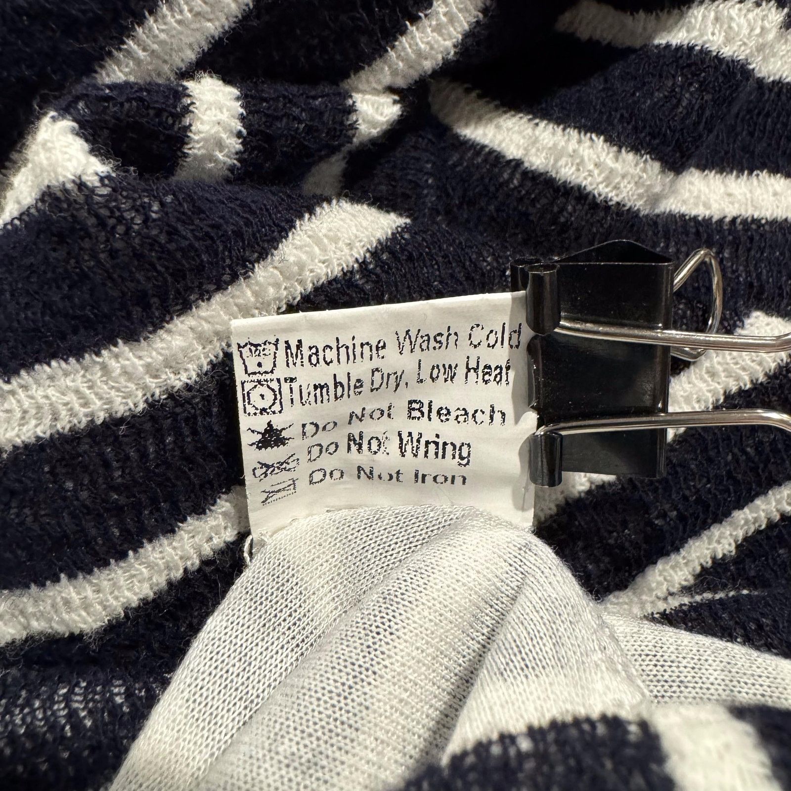 Other Elsie & Zoey Terry Cloth Dress Striped Navy L/XL Coastal Size L / US 10 / IT 46 - 7 Thumbnail