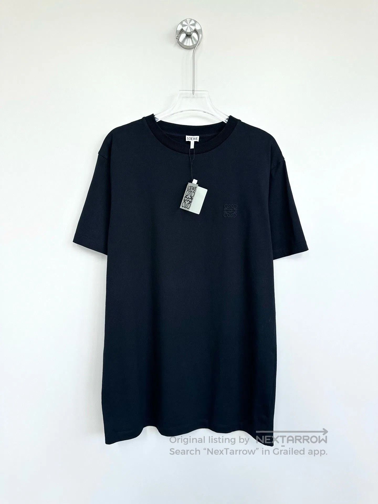 Loewe Loewe Black Embroidered Logo Short-Sleeve T-Shirt. Size XS / US 0-2 / IT 36-38 - 1 Thumbnail