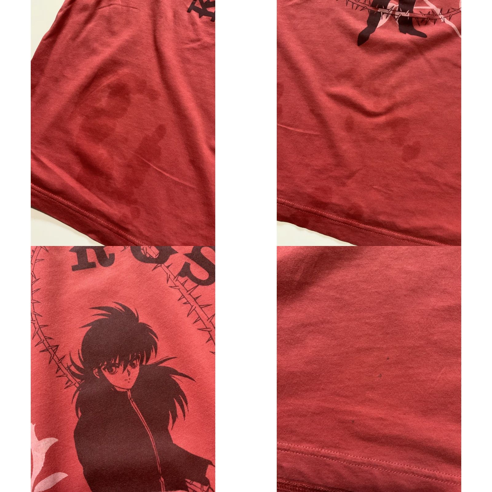 Uniqlo VINTAGE Uniqlo UT YuYu Hakusho Kurama Rose Whip Shonen Jump Manga Graphic T-Shirt Sz.L Mens Pink Size US L / EU 52-54 / 3 - 8 Thumbnail