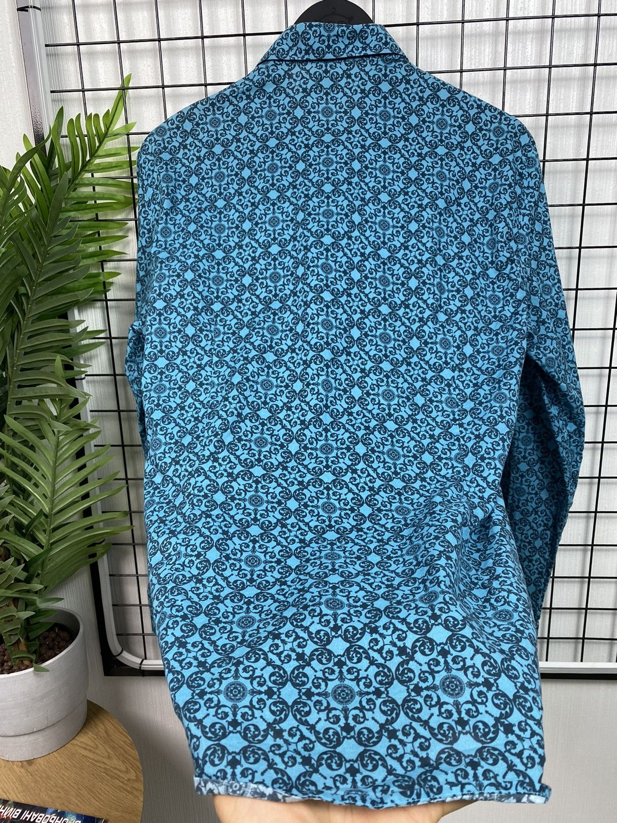 Versace Versace collection All over print shirt Men 16/42 Blue Size US L / EU 52-54 / 3 - 23 Thumbnail