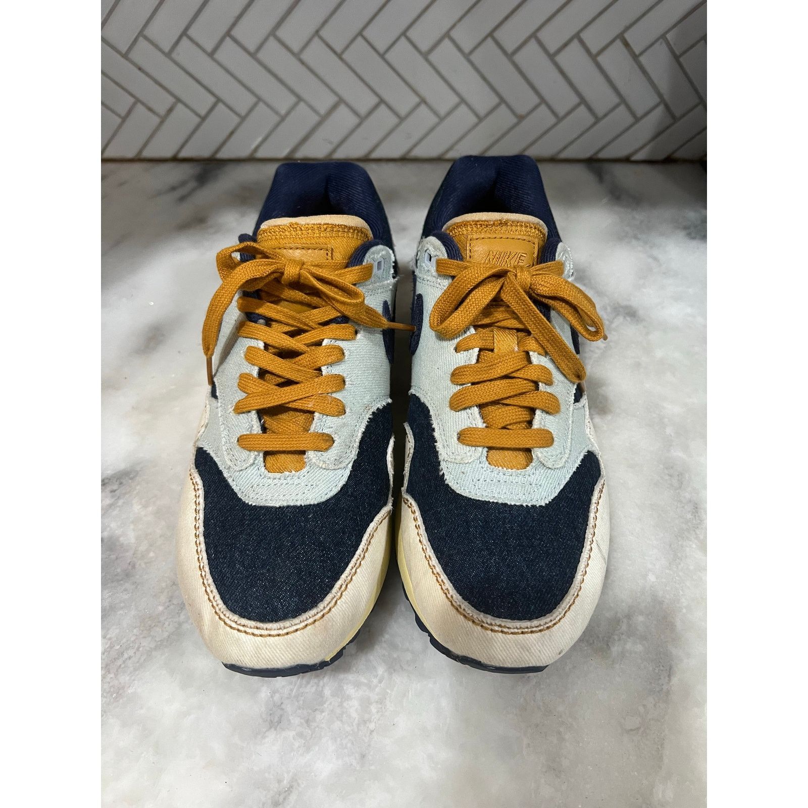 Nike Nike Air Max 1 Premium Denim FQ8900-440 Women’s Size 10 Size US 9 / IT 39 - 3 Thumbnail