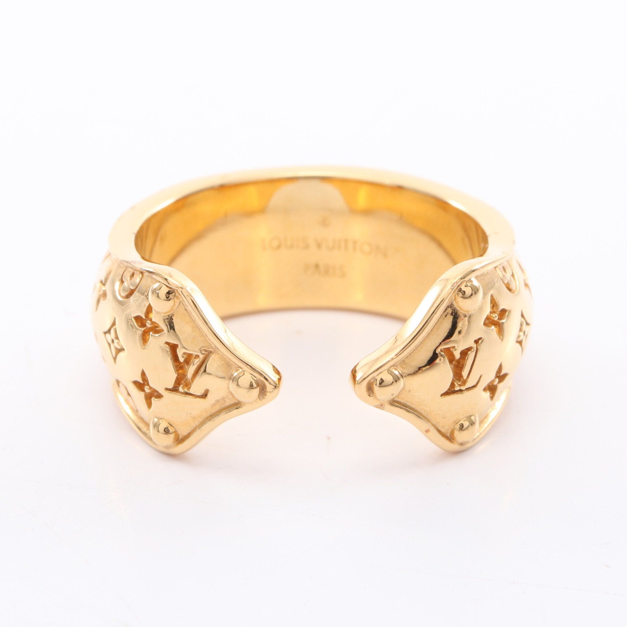 Louis Vuitton Louis Vuitton Nanogram Sweet Dreams Ring Gp Gold Size ONE SIZE - 1 Thumbnail