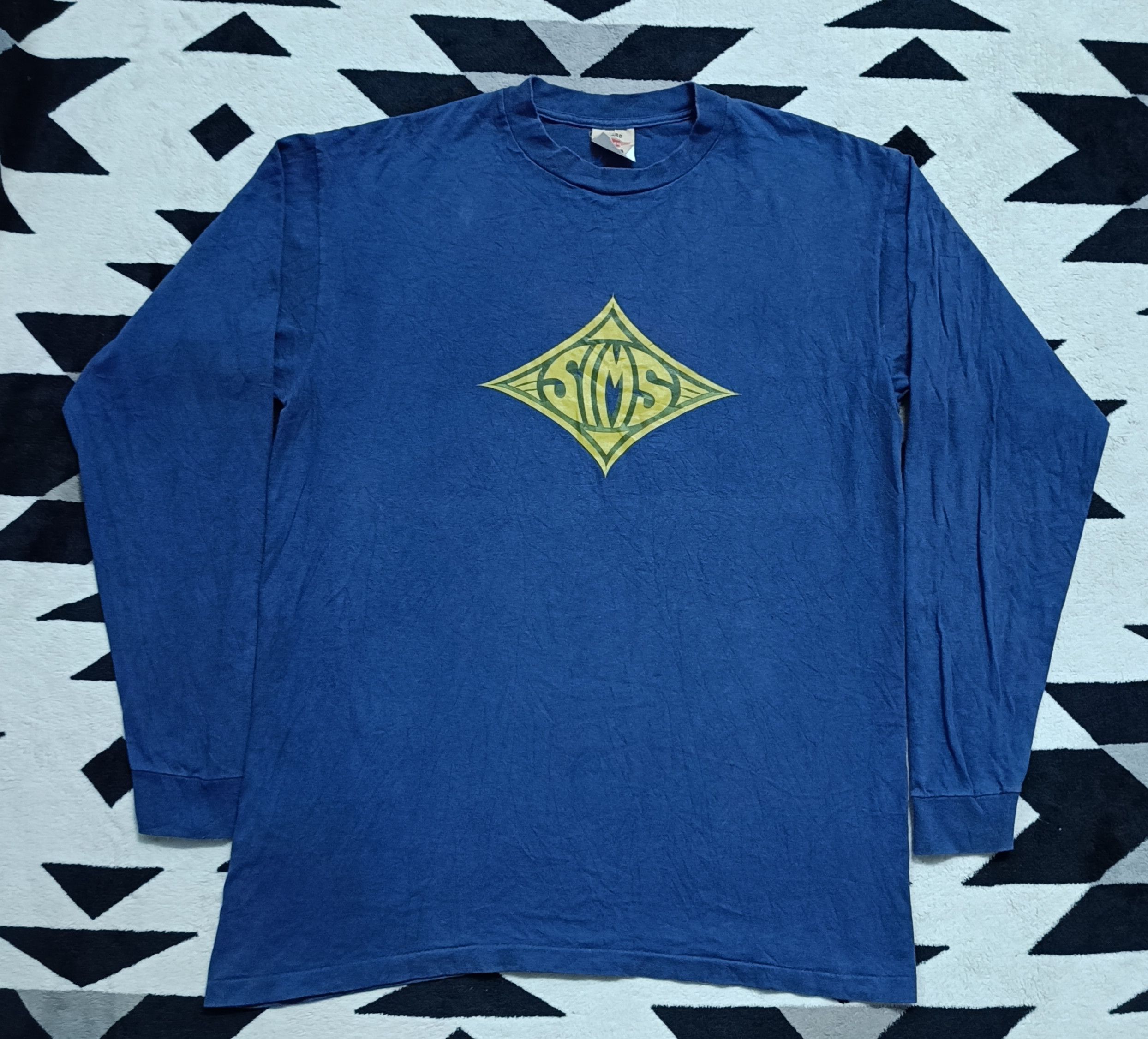 Powell Peralta 🔥🔥Rare Vintage 90s Sims Skateboard Long Sleeve Tee Size US L / EU 52-54 / 3 - 2 Thumbnail