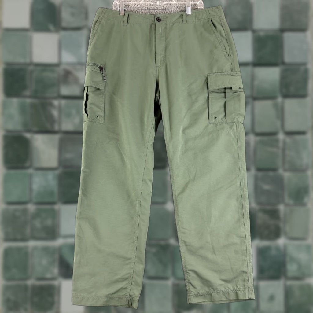 Quiksilver Quiksilver Waterman Maldives Cargo Pants Mens Size 38 Green Straight Leg Outdoor Size US 38 / EU 54 - 1 Thumbnail