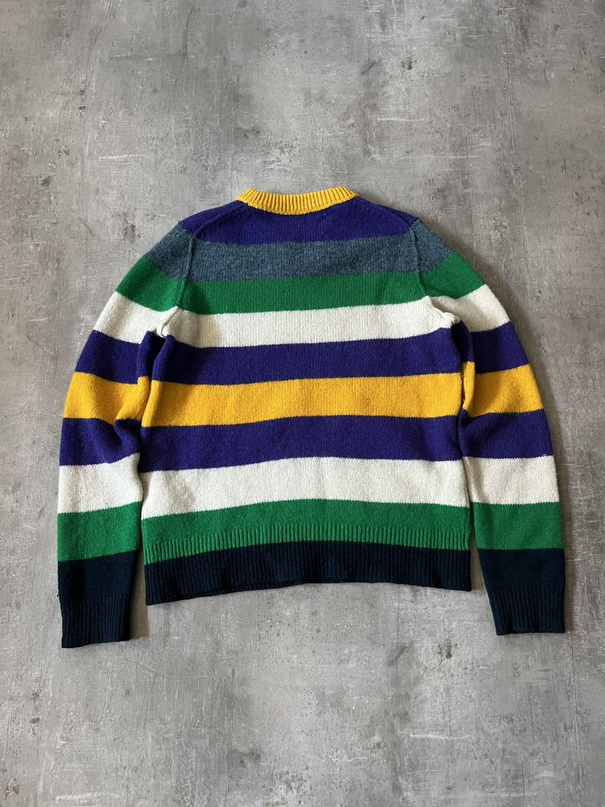 Acne Studios Acne Studios kai striped wool multicolor sweater Size US L / EU 52-54 / 3 - 7 Thumbnail