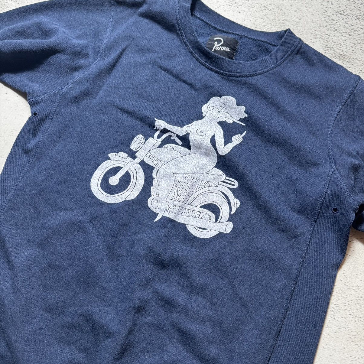 By Parra × Parra vintage y2k sexy sweatshirt parra naked girl on a motorcycle Size US S / EU 44-46 / 1 - 6 Thumbnail