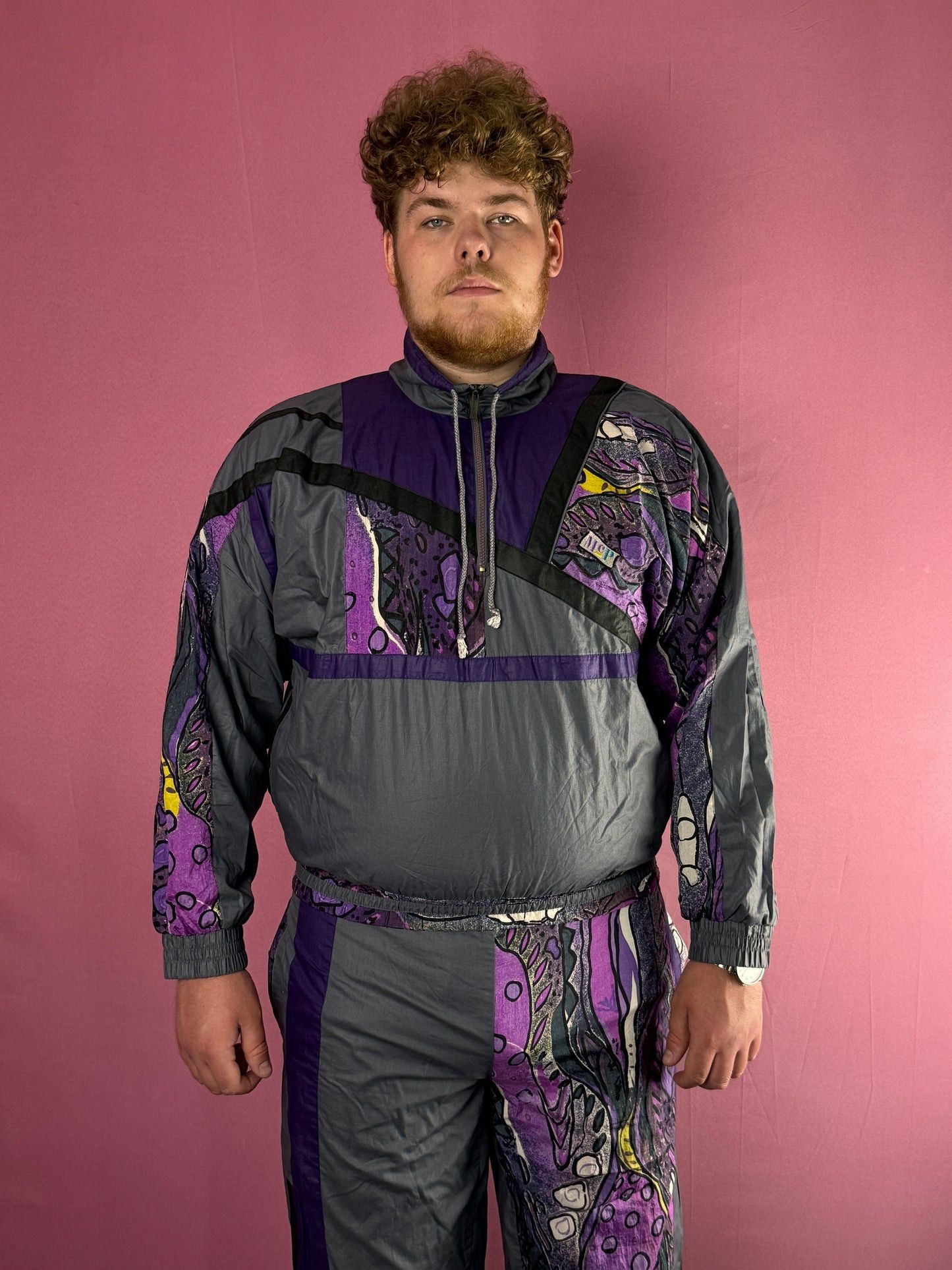 Other Mc Pearson Abstract Tracksuit XL Windbreaker Vintage Size US XL / EU 56 / 4 - 5 Thumbnail