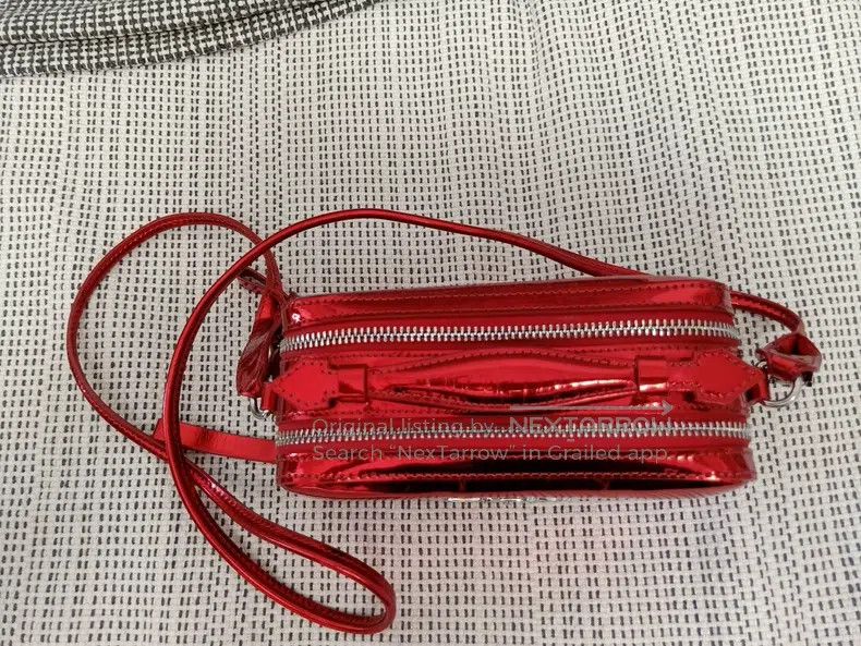 Vivienne Westwood Vivienne Westwood size os Patent leather red bag, Saturn lo Size ONE SIZE - 3 Thumbnail