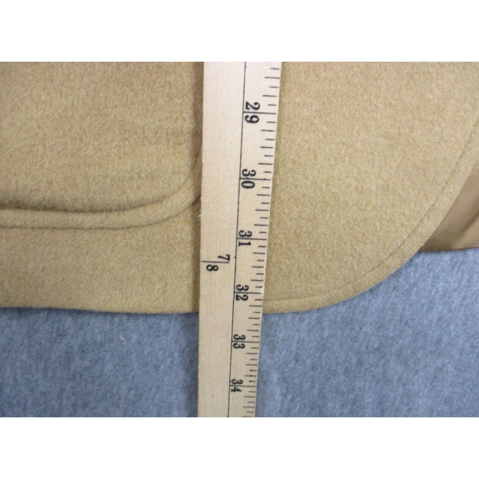 Camel VINTAGE Mark Shale Sport Coat Jacket Two-Button 2 Piece Mens 42R Camel Hair Tan Beige Notch Lapel Made USA Size US S / EU 44-46 / 1 - 3 Thumbnail