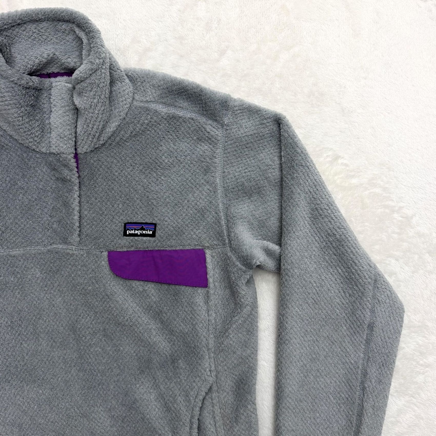 Patagonia Patagonia Sweatshirt Womens M Gray Fleece Snap Pullover Outdoor Size M / US 6-8 / IT 42-44 - 3 Thumbnail