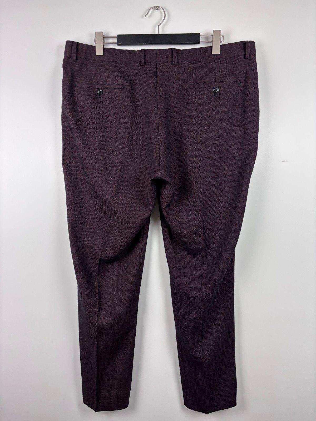 Other Cavani Caridi Wine Regular Check 3 Piece Suit EU 58R UK 48R Size 48R - 11 Thumbnail