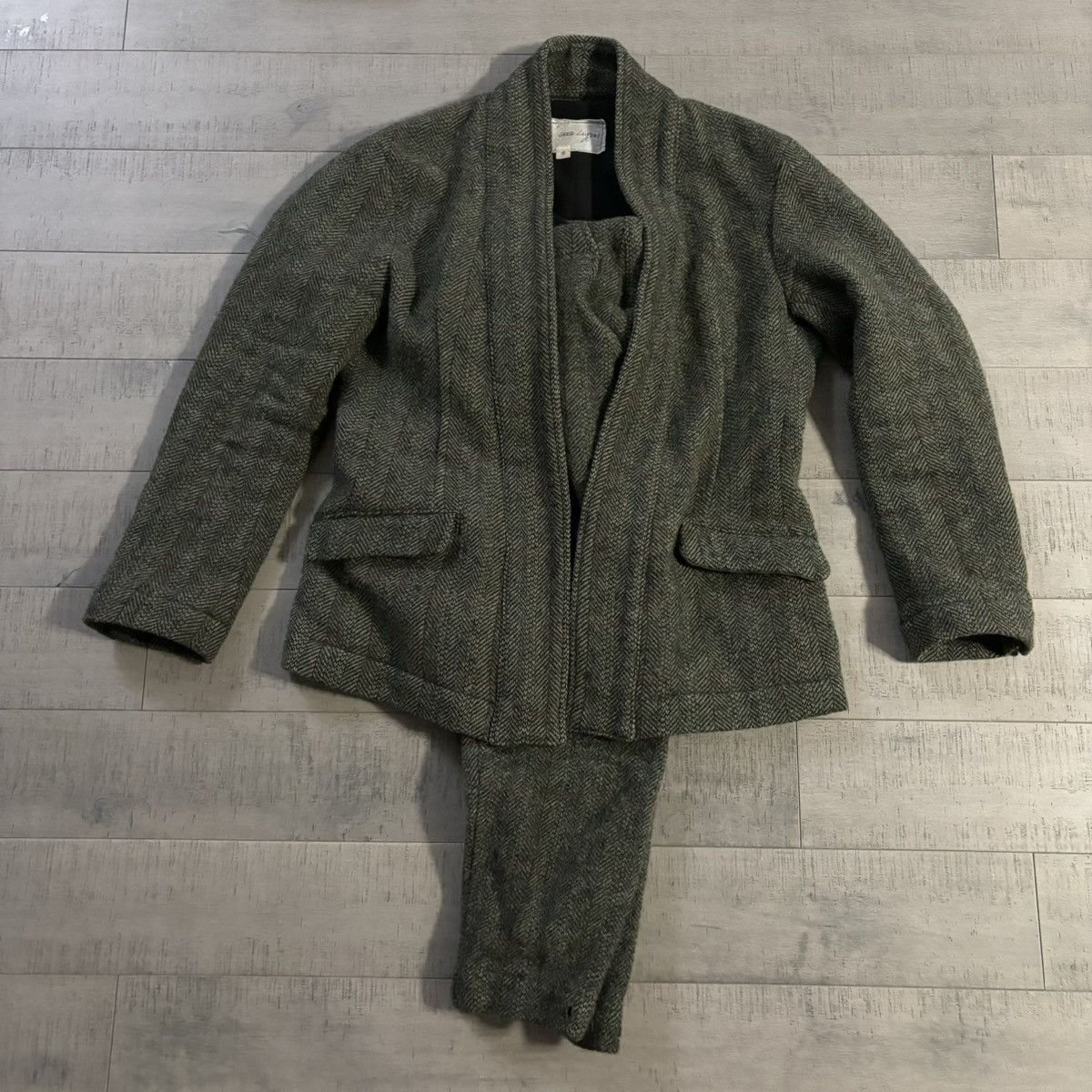 Greg Lauren Army window panel suit | Grailed