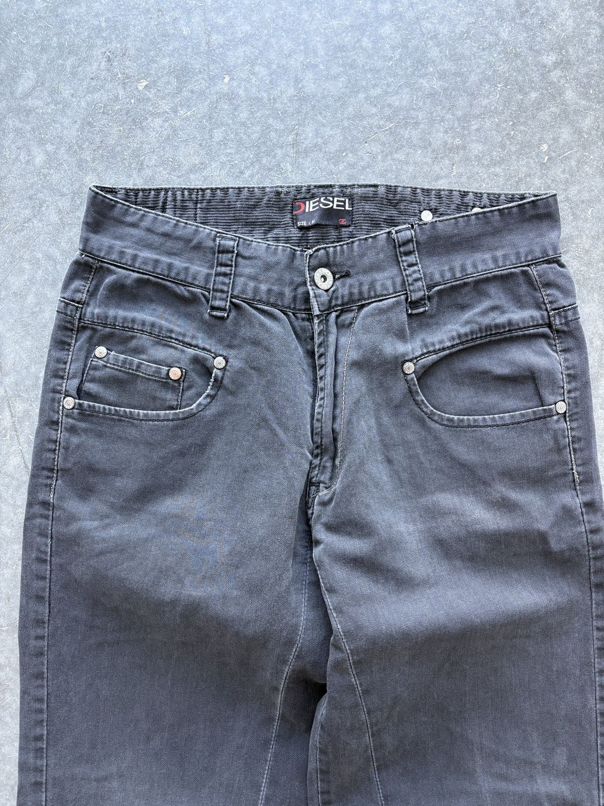 Diesel Vintage Y2K Diesel Pants Wide Leg 29x30 Size US 29 - 2 Thumbnail