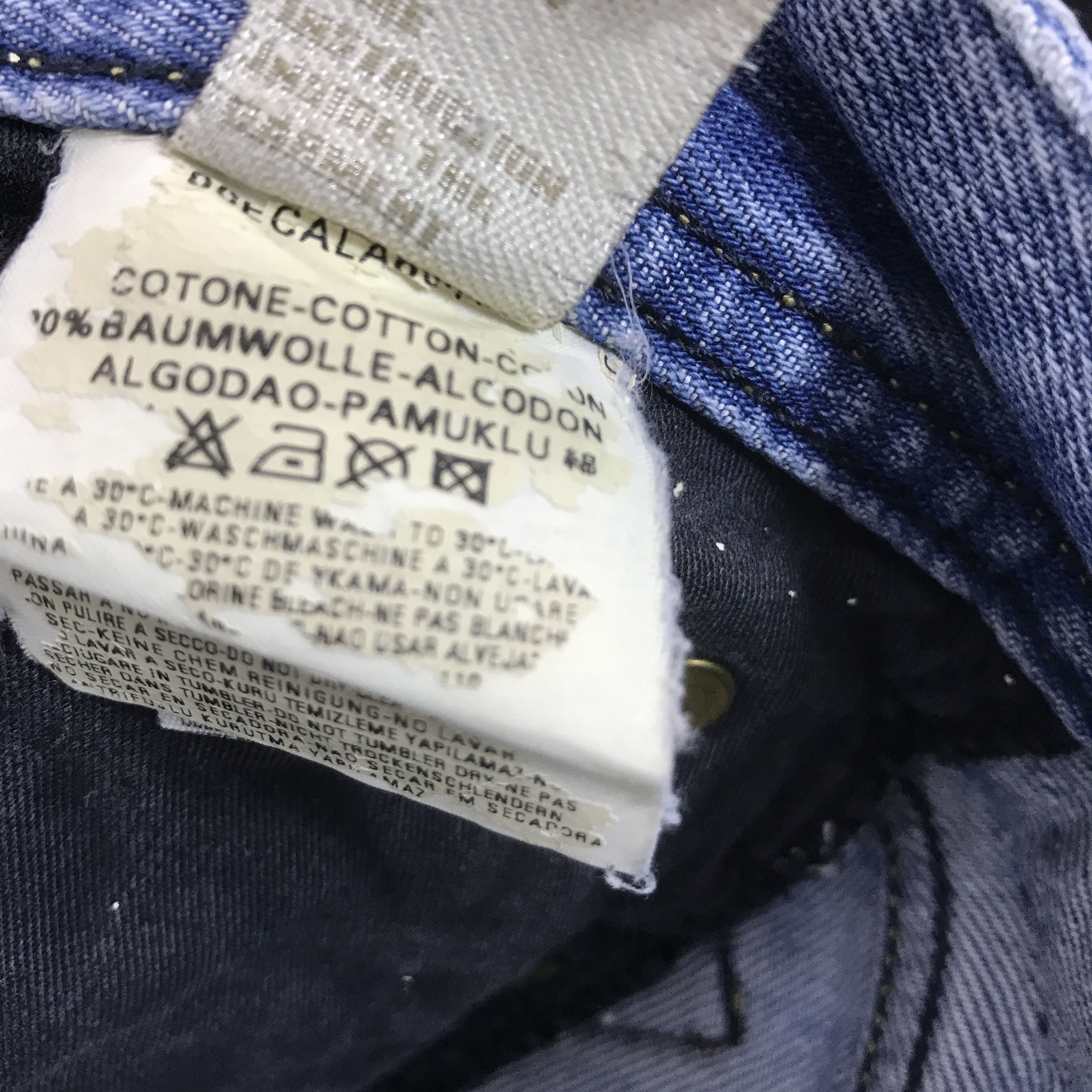 Diesel DIESEL INDUSTRIES DISTRESSED DENIM K54B16 Size US 29 - 14 Thumbnail