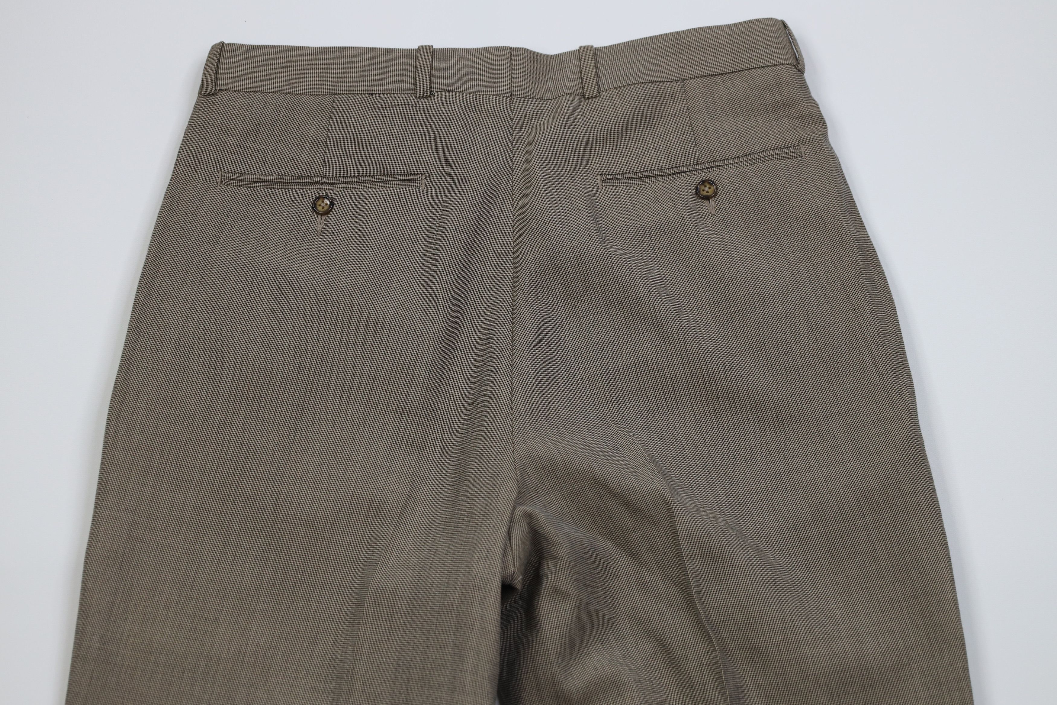 Vintage Vintage 90s Streetwear Cuffed Wide Leg Chino Pants Beige Size US 34 / EU 50 - 11 Thumbnail