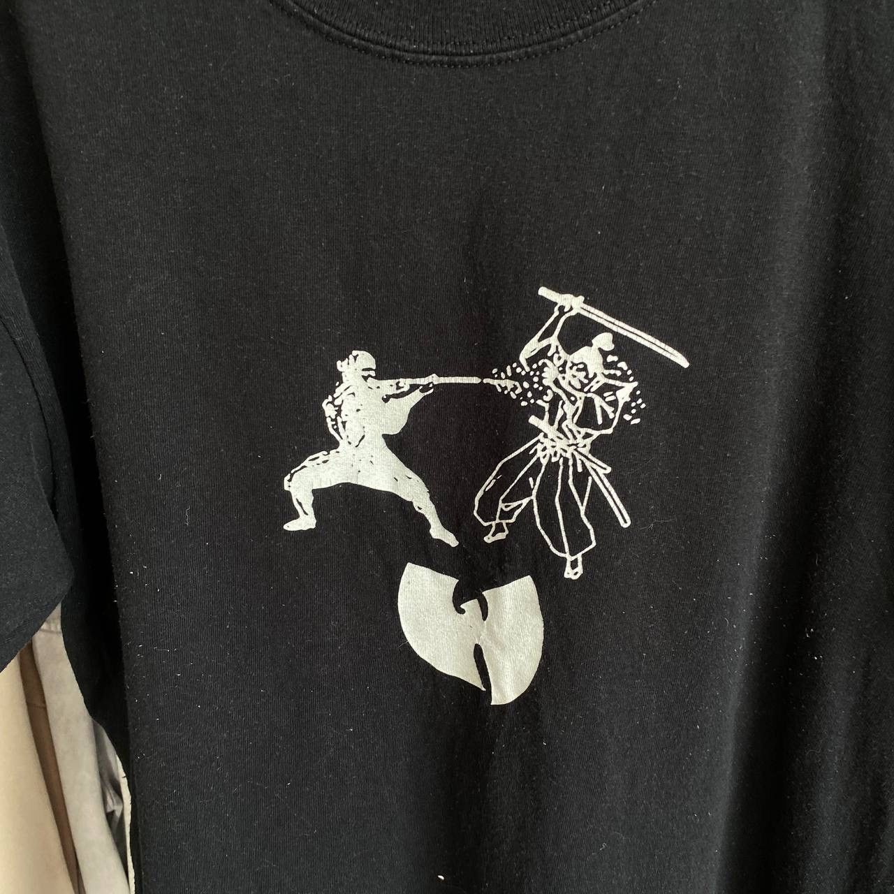 Band Tees × Vintage × Wu-Tang Clan Vintage Wu Tang Clan Big Logo streetwear band rare tee Size US S / EU 44-46 / 1 - 2 Thumbnail