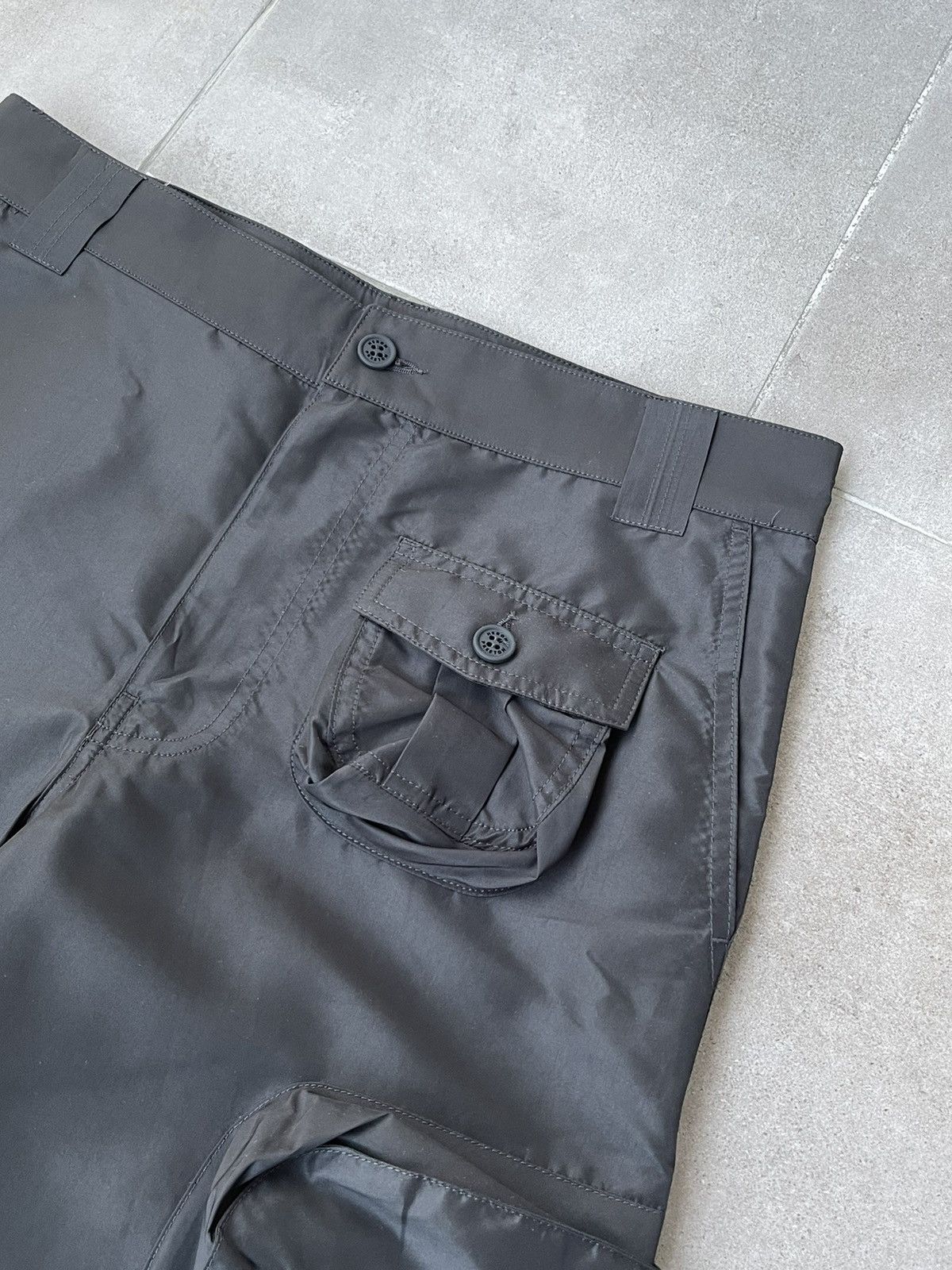 Heron Preston !DS! SS23 Heron Preston X-Ray Track Black Cargo Pants Size US 32 / EU 48 - 13 Thumbnail
