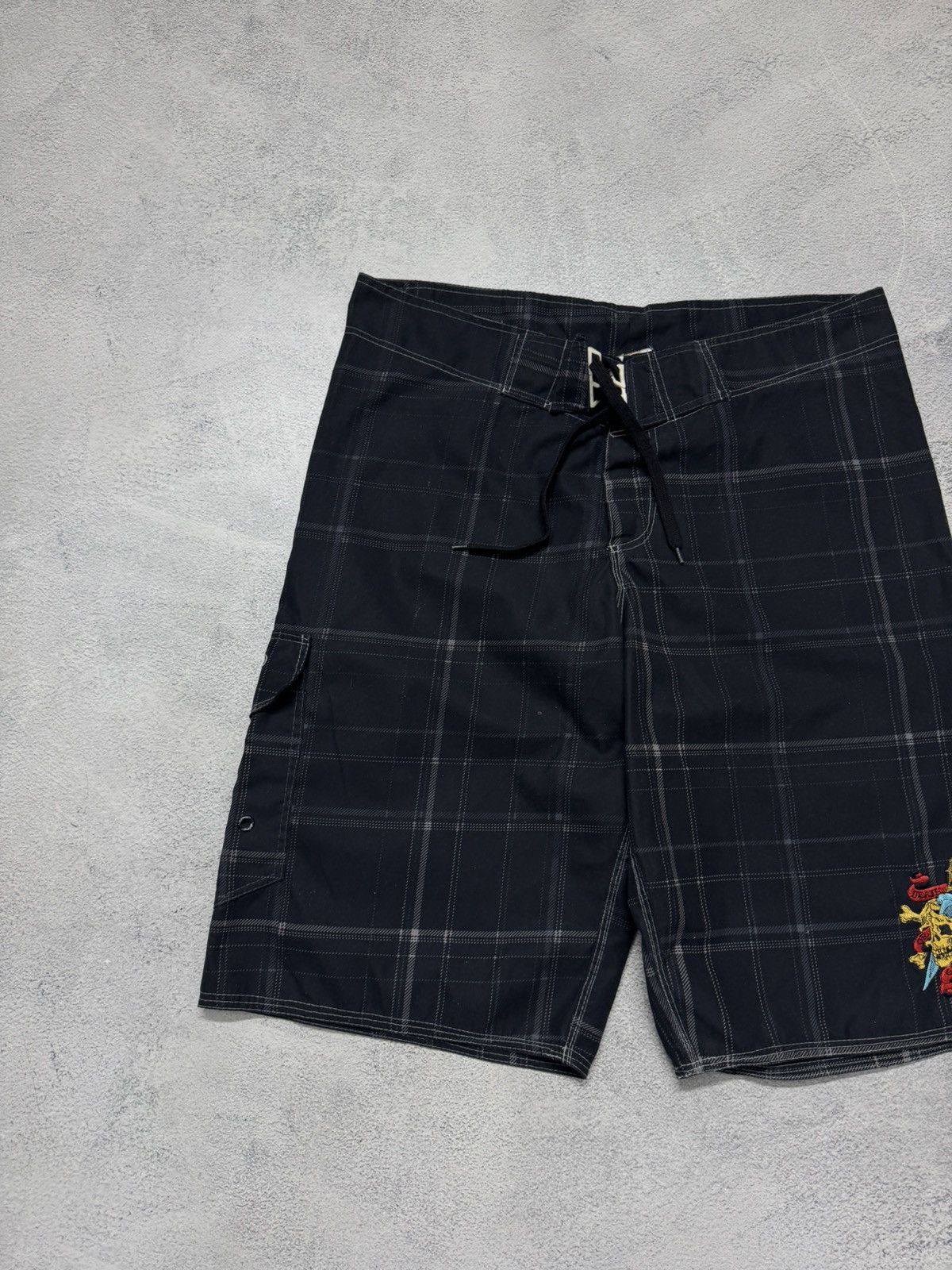 Ed Hardy Vintage Y2k Ed Hardy Skull ☠️ Shorts 00’s Size US 36 / EU 52 - 10 Thumbnail