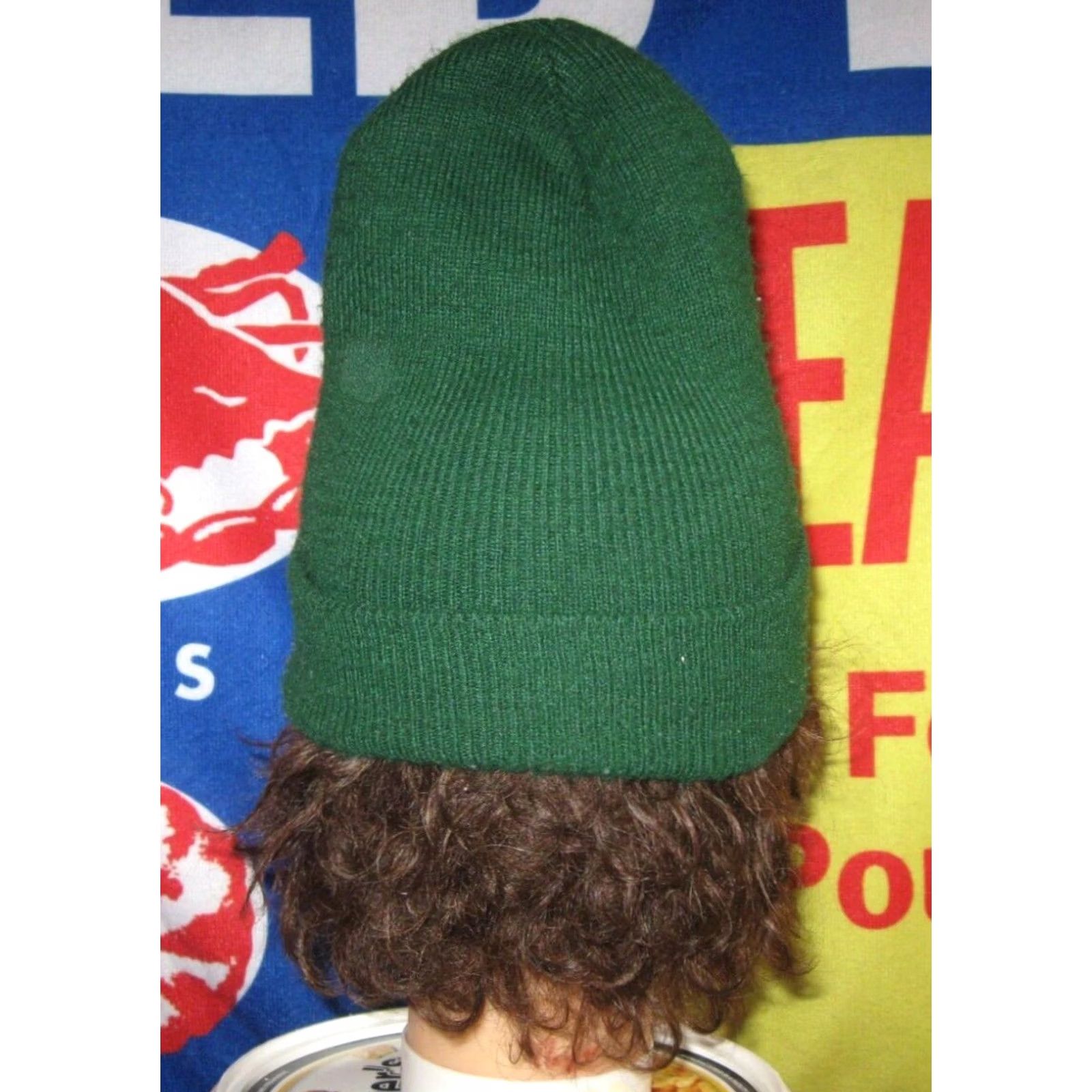Vintage VINTAGE Duck Country Beanie Hat Cap One Size Men's Adult Hunting Knit Acrylic Green - Embroidered Graphics - Designed for Outdoors Size ONE SIZE - 3 Thumbnail