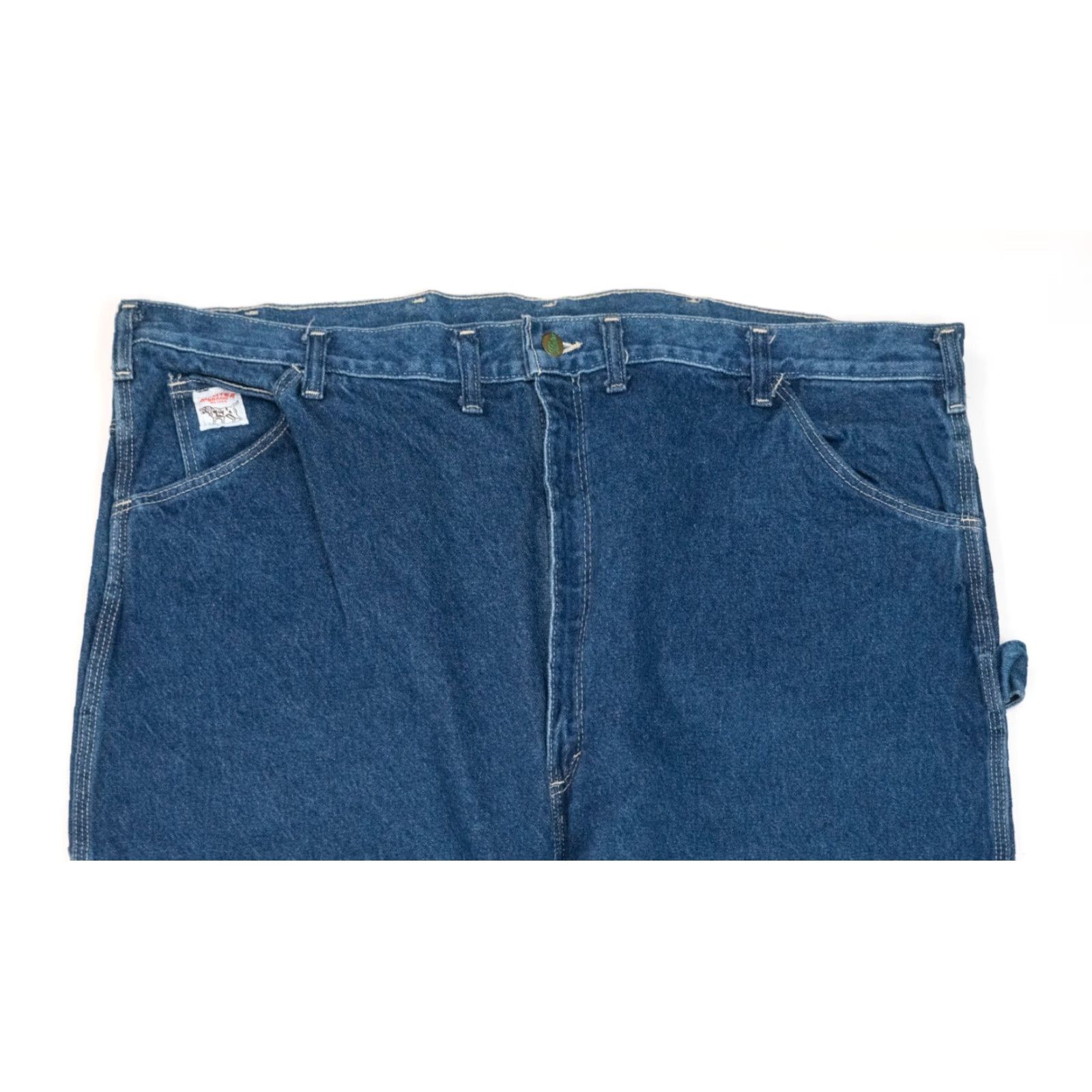 Carhartt VINTAGE True VTG Workwear 80s Pointer Brand Carhartt Style Carpenter Jeans 48x32 NEW USA Denim Blue 5-Pocket Men Regular Zipper Wool? (no) Size US 32 / EU 48 - 5 Thumbnail