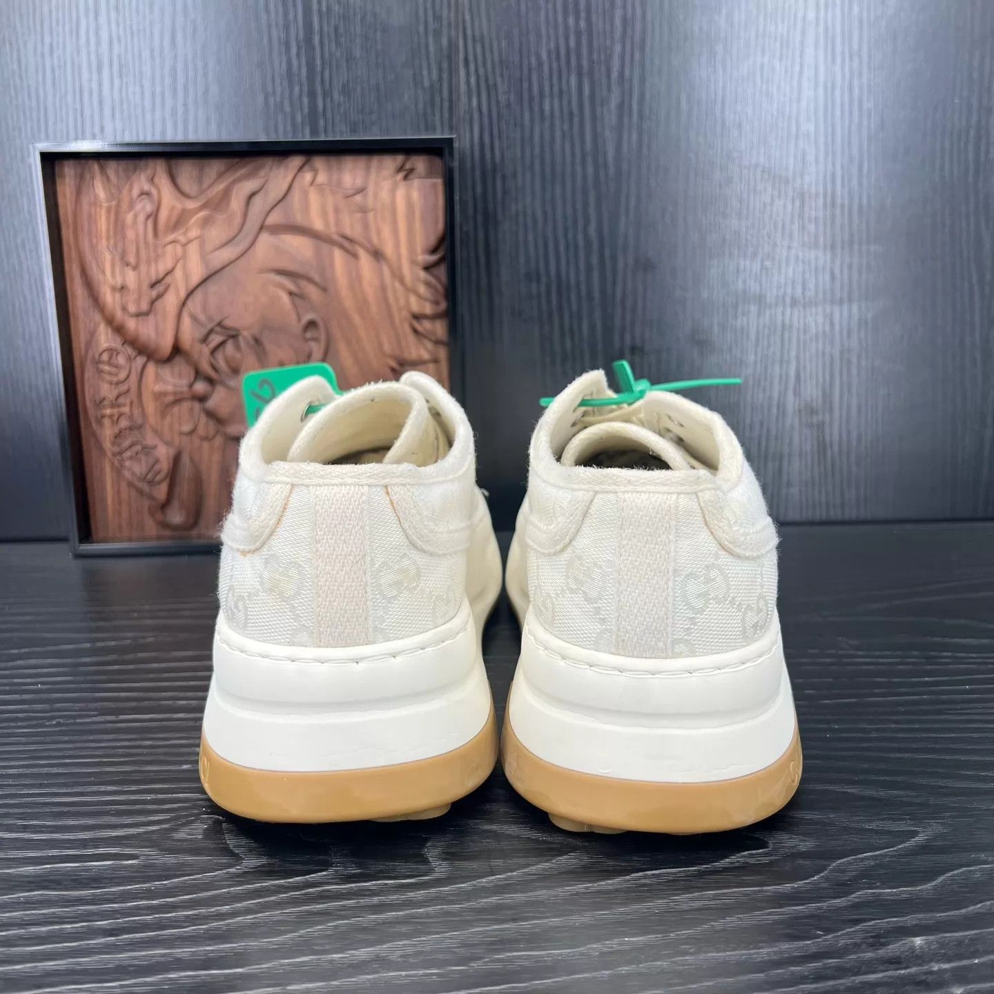 Gucci Gucci Canvas Full Print Thick Sole Sneaker US7.5 (41.5) Size US 8.5 / EU 41-42 - 5 Thumbnail