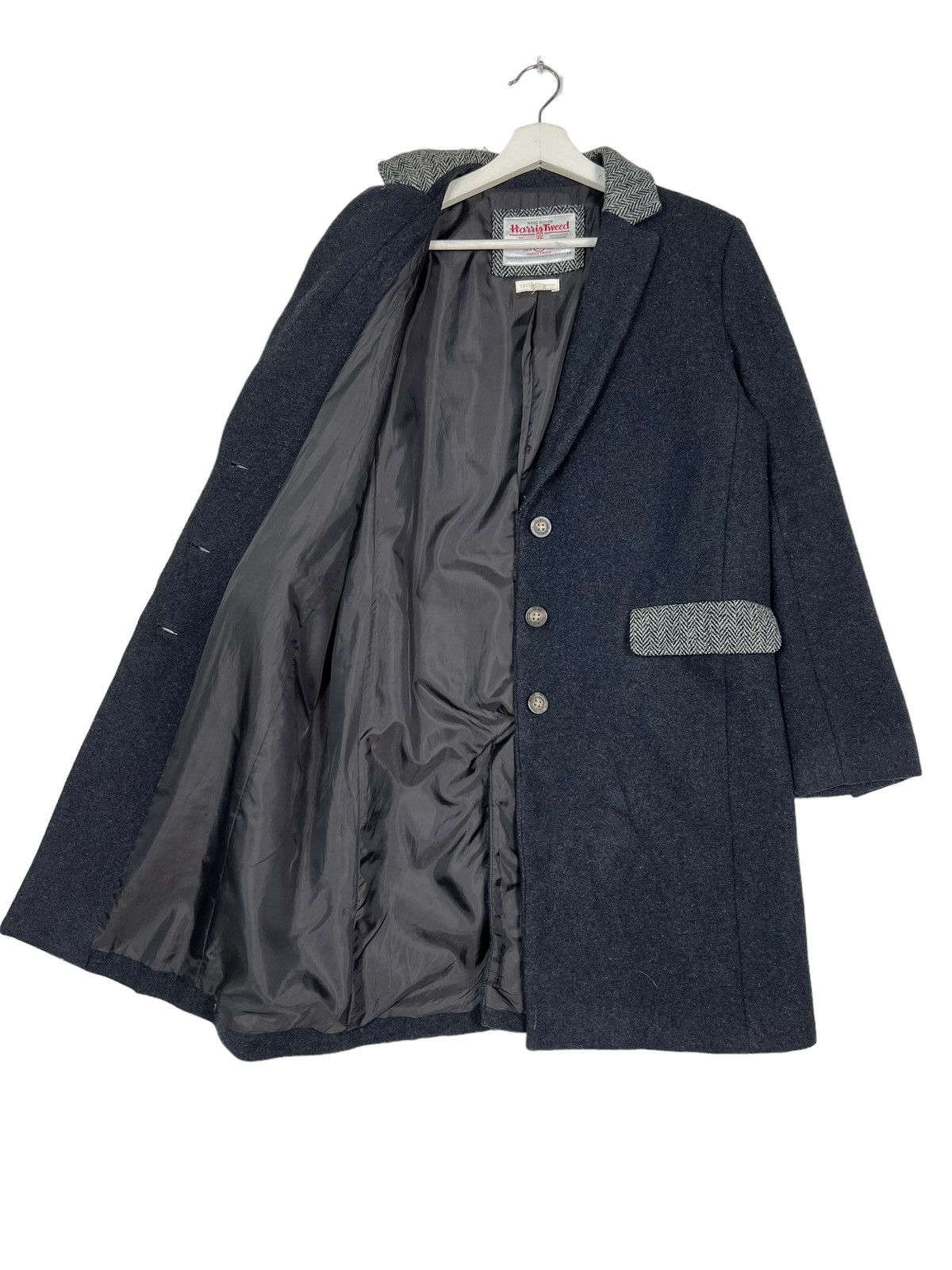 Harris Tweed 🔥 HARRIS TWEED EARTH MUSIC & ECOLOGY VIOLET LABEL COAT Size US S / EU 44-46 / 1 - 9 Thumbnail