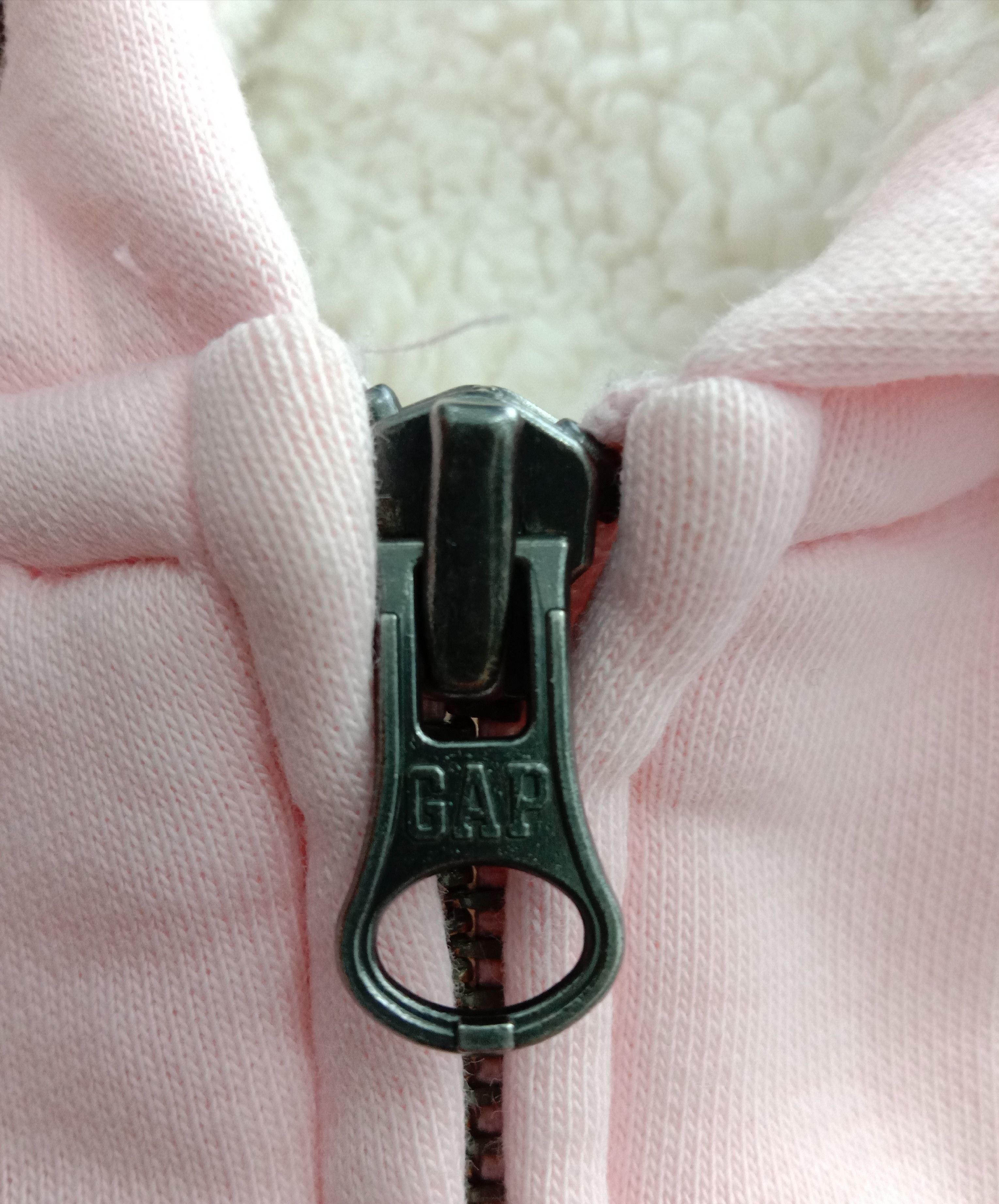 Gap Vintage Gap Light Pink Hoodie Zipper Sweatshirt Size S / US 4 / IT 40 - 7 Thumbnail