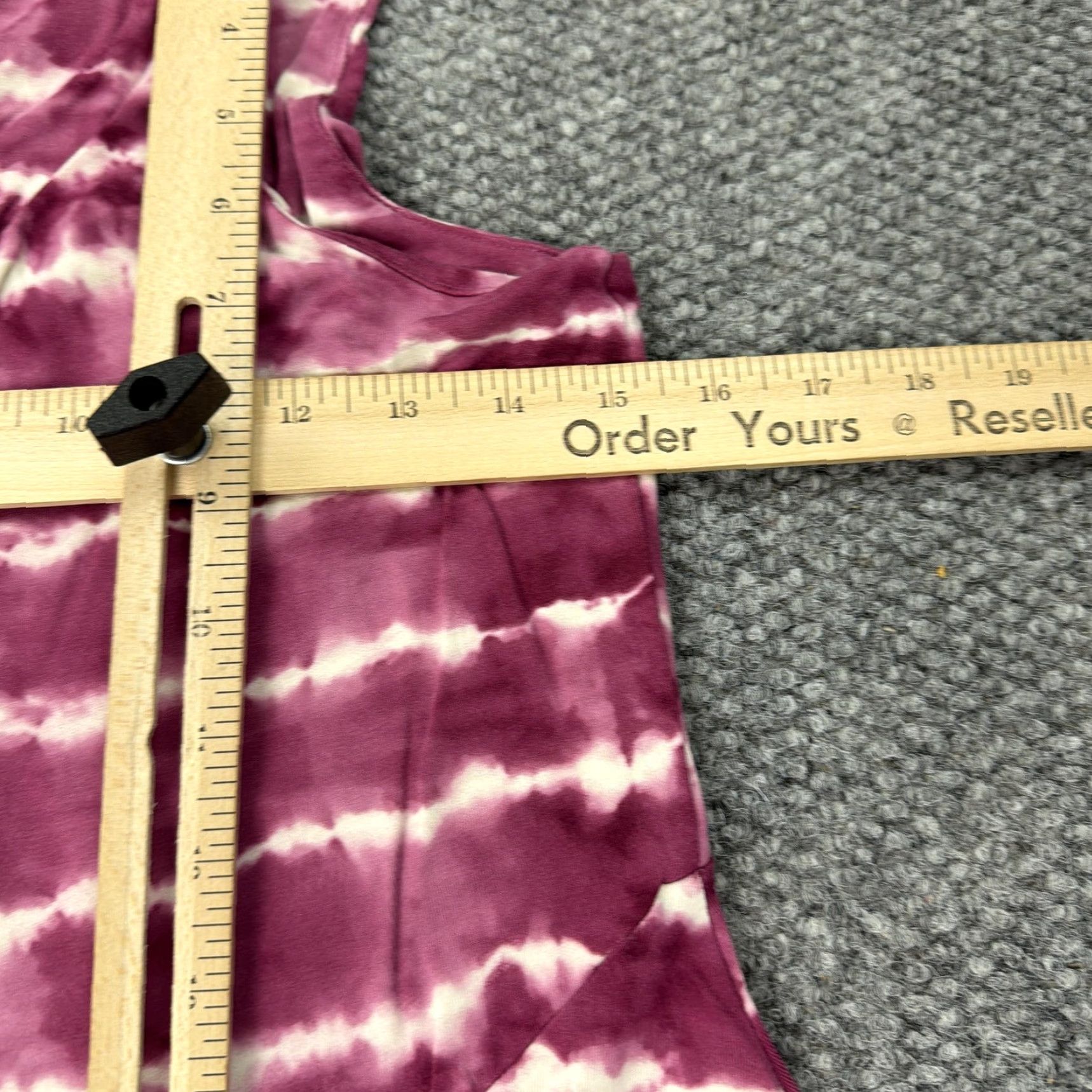 Athleta Athleta Dress Womens Medium Purple Tie Dye Sleeveless Modal Swing Tank Casual Size M / US 6-8 / IT 42-44 - 7 Thumbnail