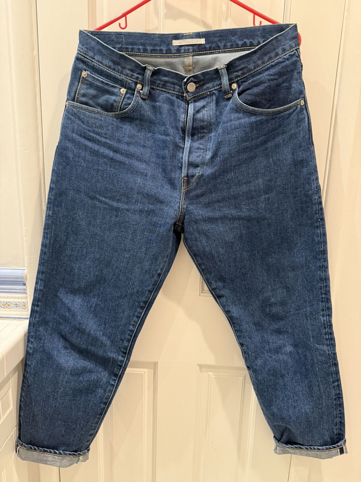 Hatski Hatski Loose Tapered Denim- Blue | Grailed