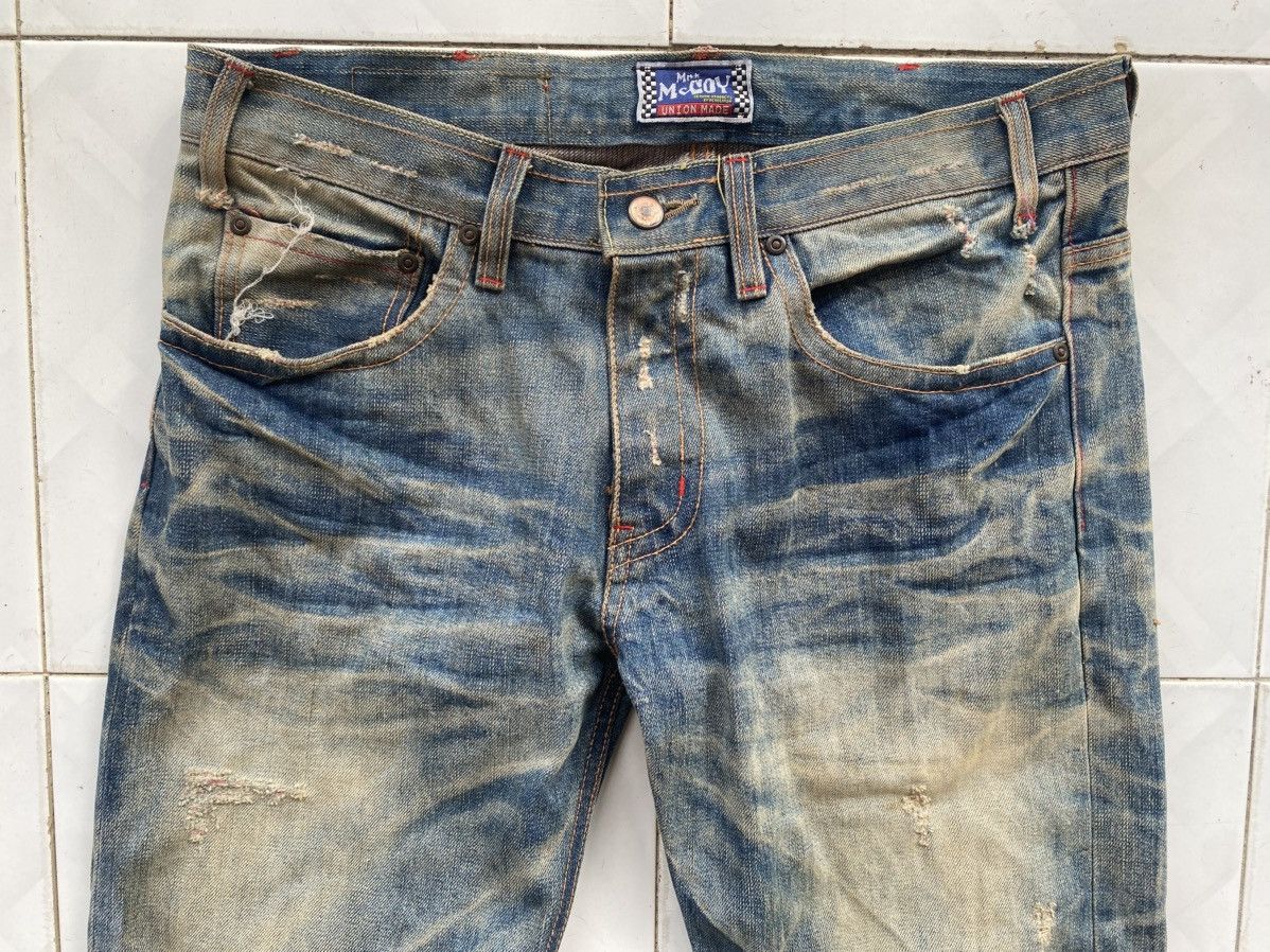Japanese Brand Mr Mccoy Whiskers Denim Size US 33 - 5 Thumbnail